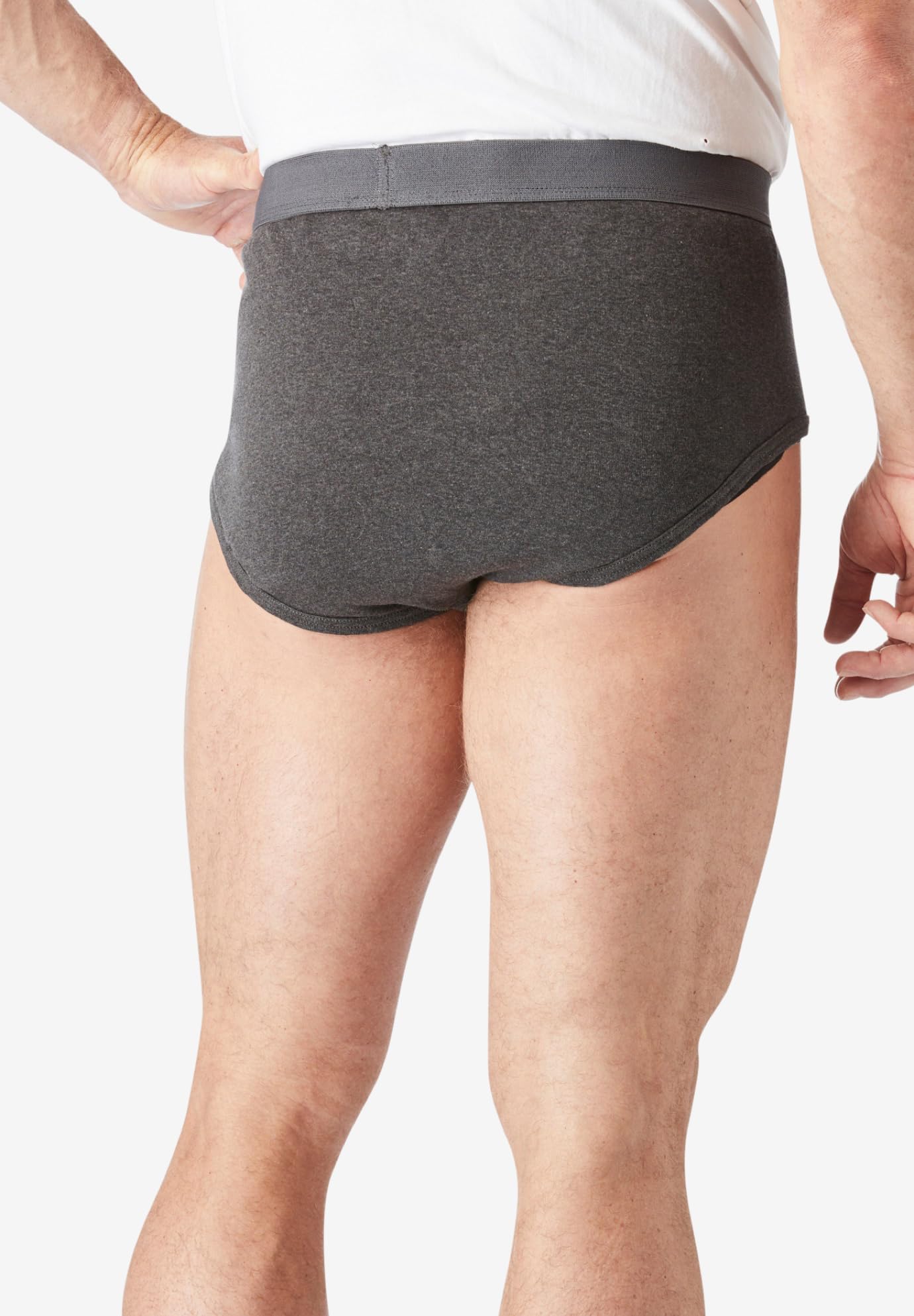 KingSize Men's Big & Tall Classic Cotton Briefs 3-Pack - Soft & Breathable Underwear for Plus Size Men - Perfect for Everyday Comfort, Work & Lounge Wear