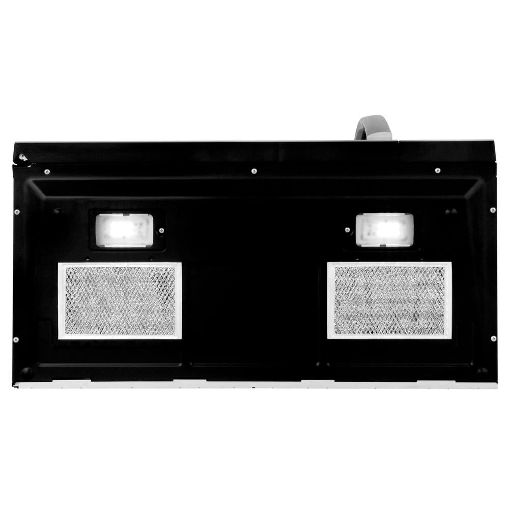 ZLINE 30 Inch Stainless Steel Recirculating Over-the-Range Convection Microwave Oven with Charcoal Filters (MWO OTRCF 30) - Perfect for Modern Kitchens & Small Space Cooking