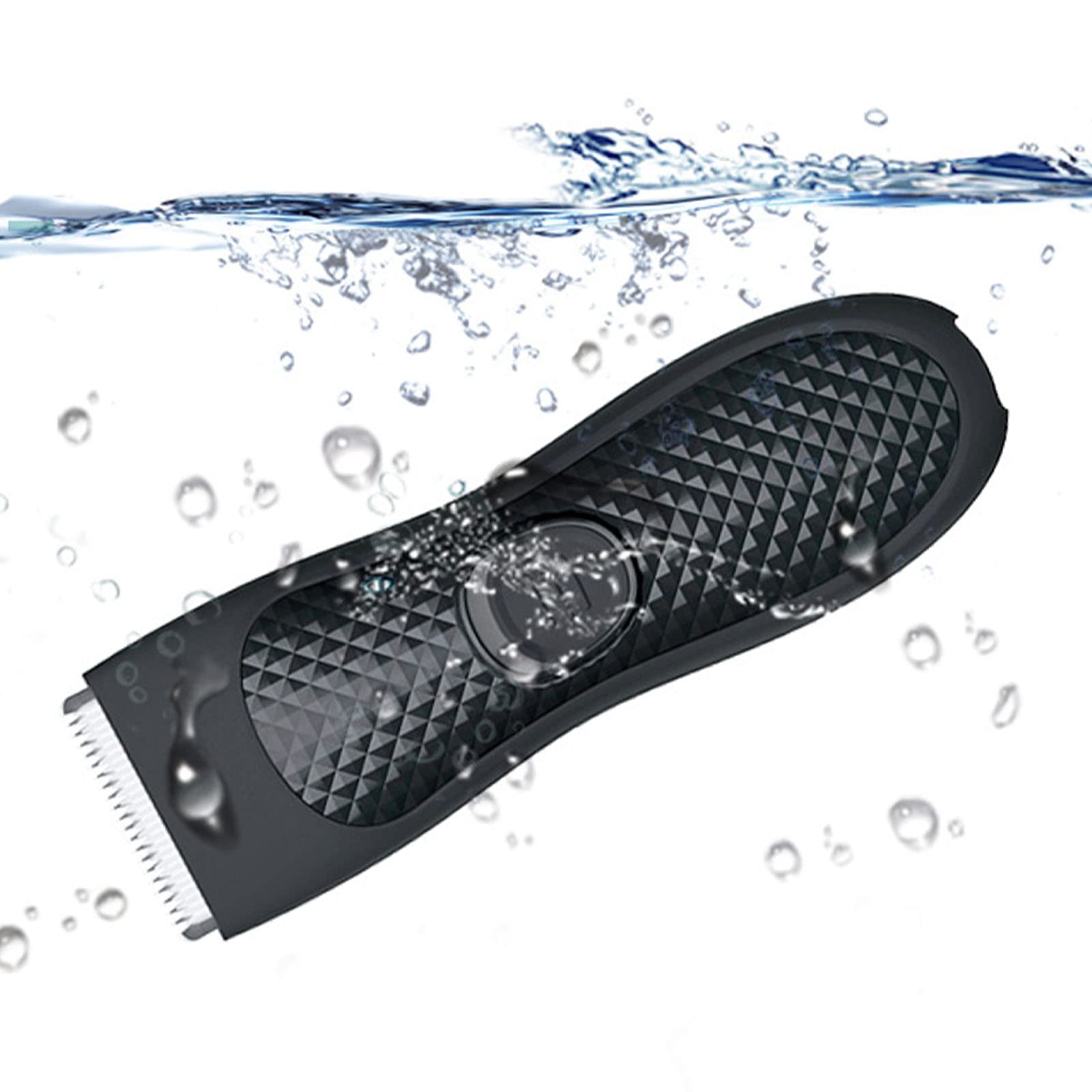 USB Rechargeable Waterproof Body Hair Trimmer for Men - Precision Grooming for Groin, Chest & Back - Ideal for Travel & Gym Use