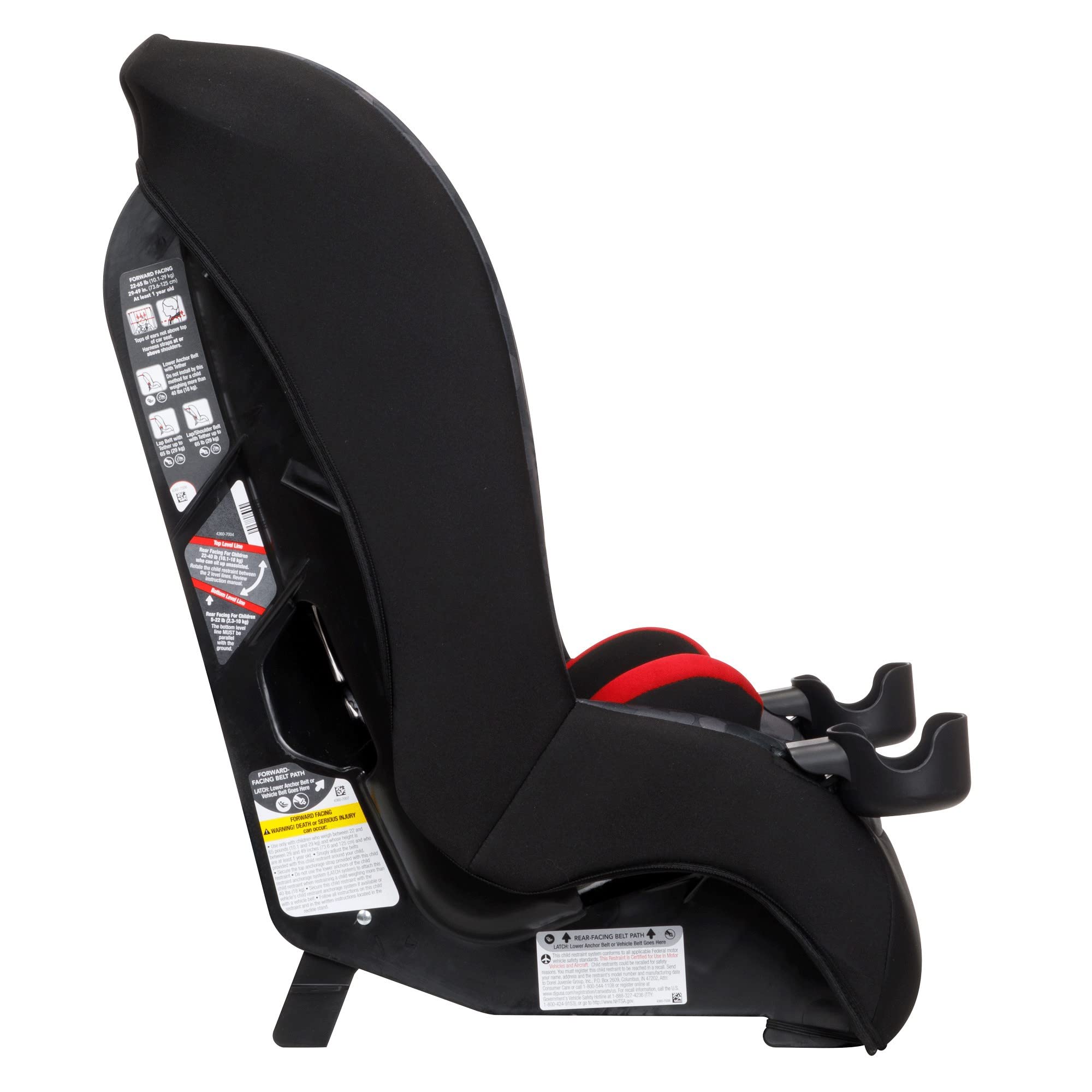 Disney Baby Jive 2-in-1 Convertible Car Seat for Infants & Toddlers | Rear-Facing (5-40 lbs) & Forward-Facing (22-65 lbs) | Ultra-Comfortable, Long-Lasting Safety Seat | Perfect for Family Road Trips & Daily Commutes