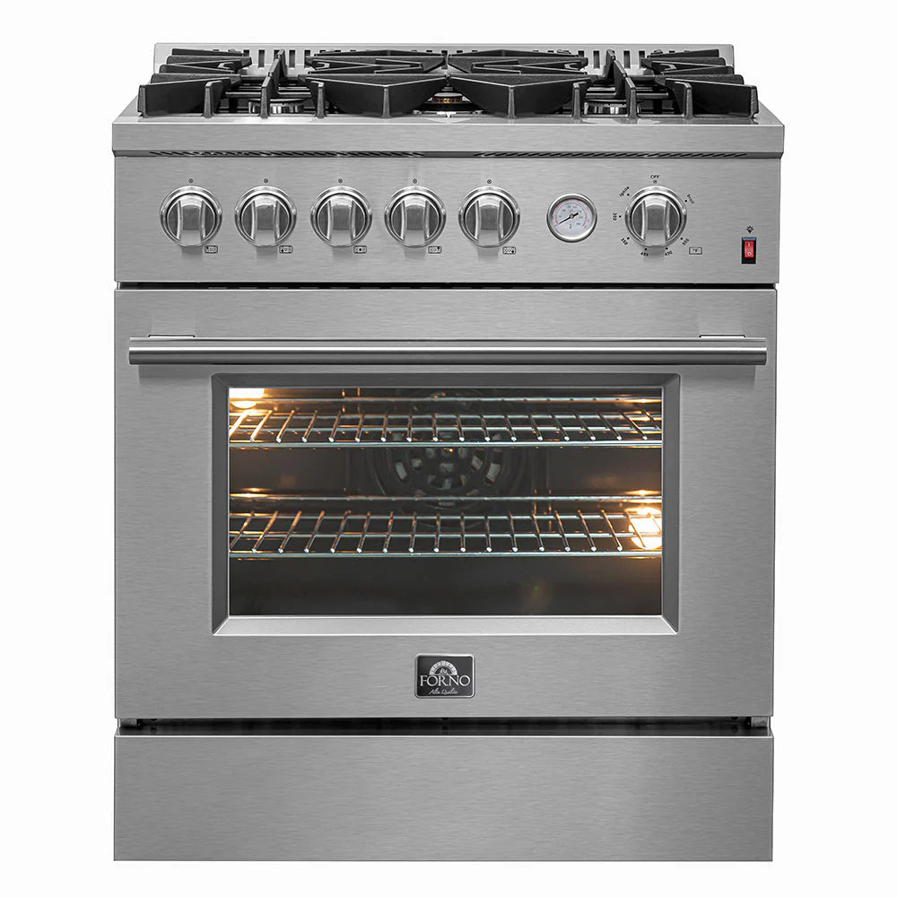 FORNO 2-Piece Stainless Steel Appliance Package - 30