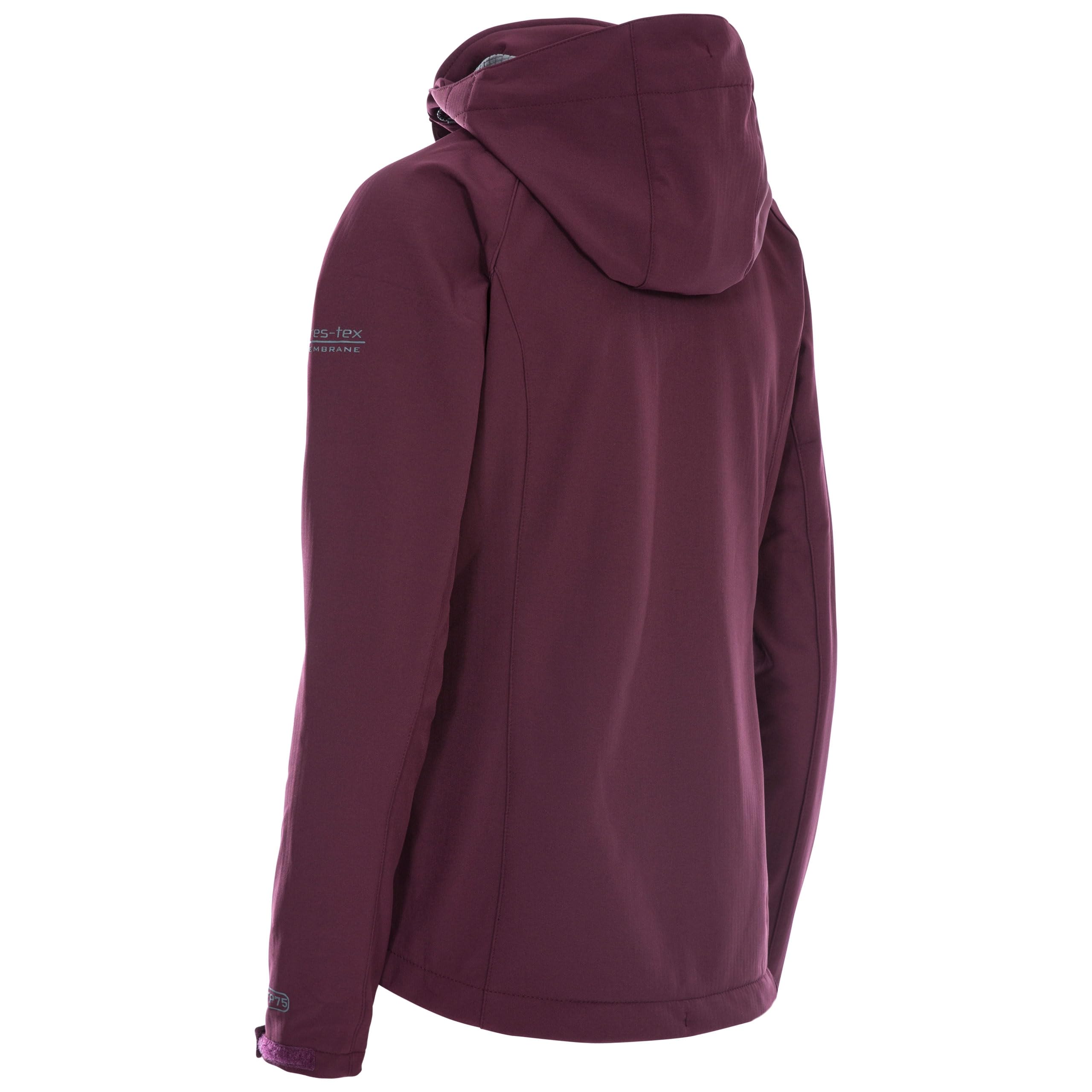 Trespass Women's Bela II Waterproof Softshell Jacket - Lightweight Windproof Winter Coat for Hiking, Skiing & Outdoor Activities
