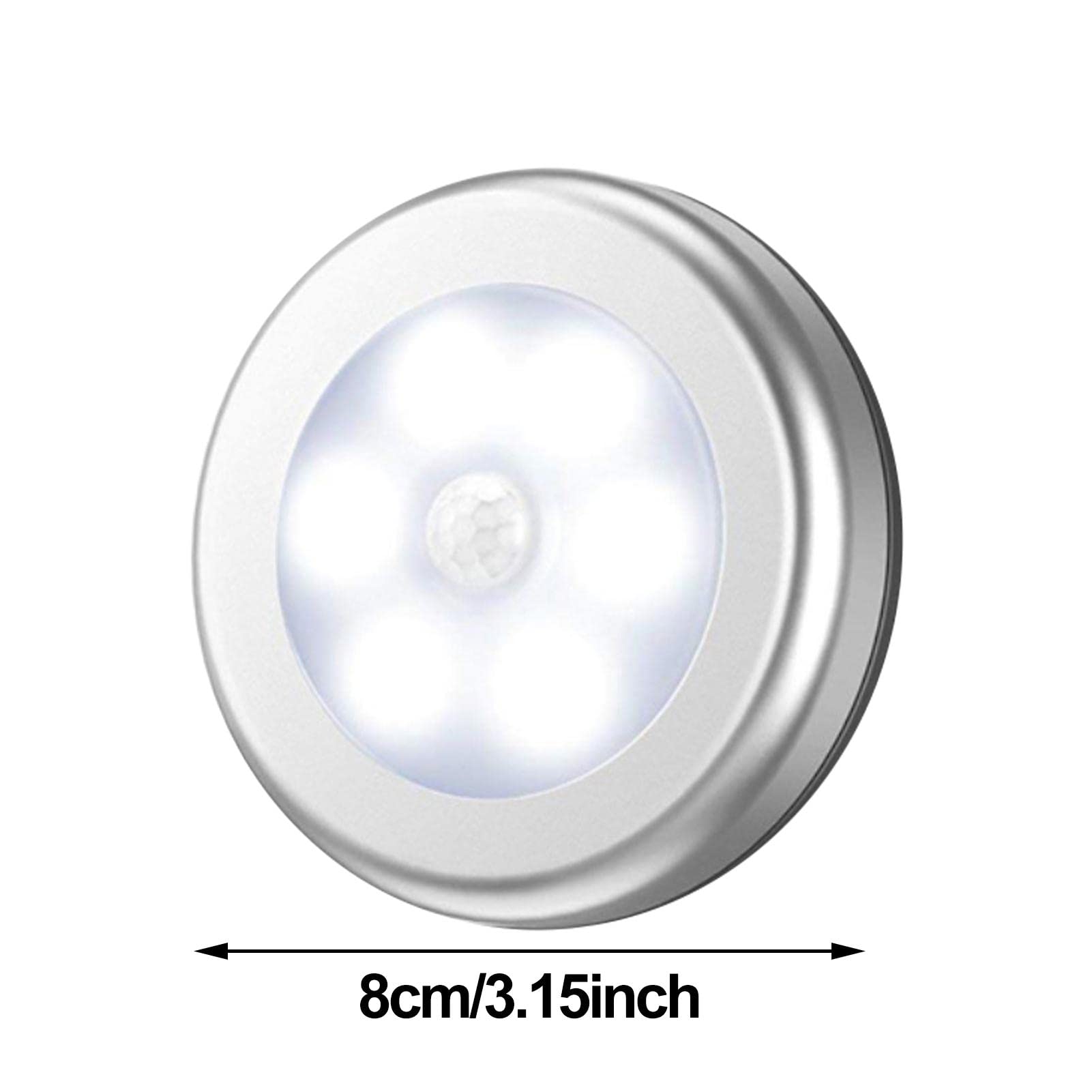 Motion Sensor LED Closet Lights - Battery Powered Indoor Night Light for Home, Kitchen, Hallway, Cabinet & Wardrobe | Perfect for Bedroom Safety, Mailbox Lighting & Dark Space Illumination