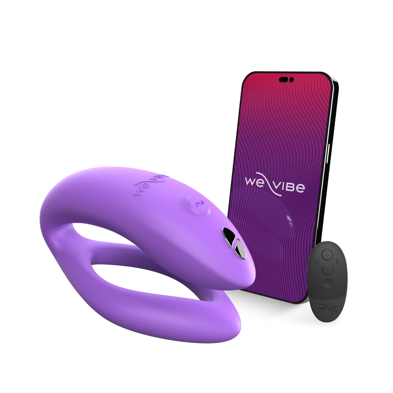 We-Vibe Sync O Couples Vibrator - Remote Control Wearable Vibrator for Women & Couples | 10 Powerful Vibration Modes | App-Controlled G-Spot & Clitoral Stimulator | Rechargeable Adult Toy | Purple | Perfect for Long Distance Play & Intimate Couples Bonding