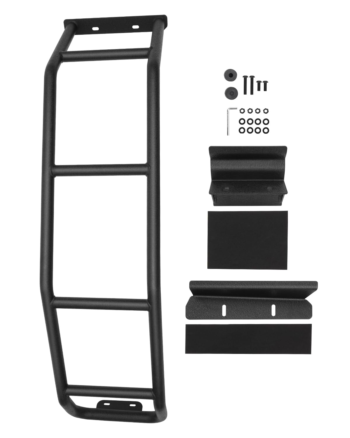 2019-2025 Toyota RAV4 Rear Tailgate Ladder - Heavy Duty Left Side Accessory for Off-Roading, Camping & Roof Rack Access