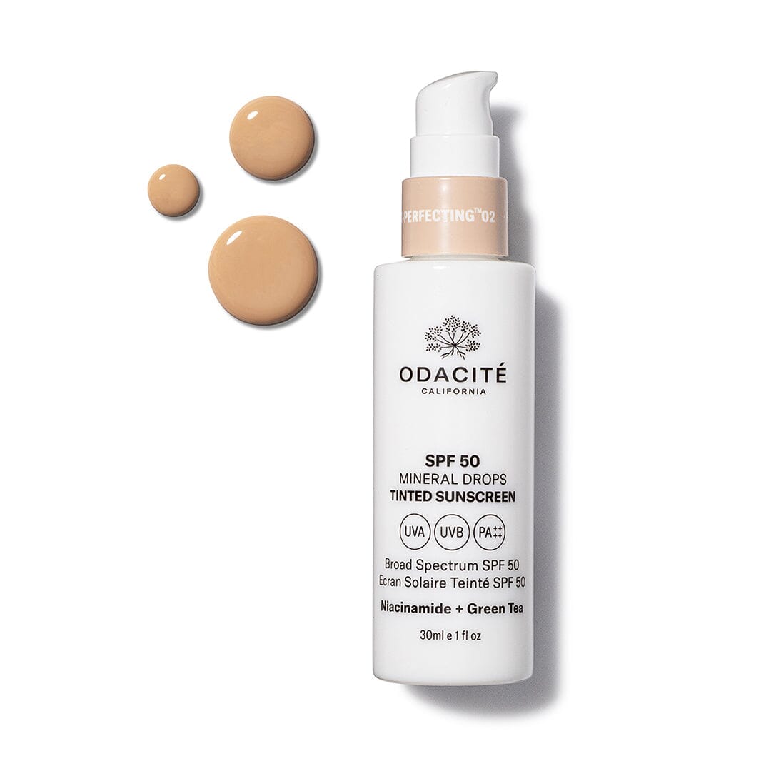 SPF 50 Flex Perfecting™ Mineral Drops Tinted Sunscreen - Oil-Free, Non-Greasy Face Sunscreen for Daily Protection | Perfect for Beach, Outdoor Activities & Sensitive Skin Care