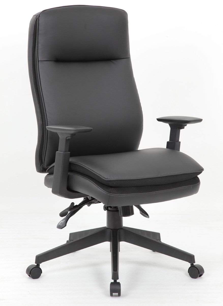 Premium Black Boss Executive Chair [B730 BK] - Ergonomic Office Chair for Professionals, Home & Business Workspaces