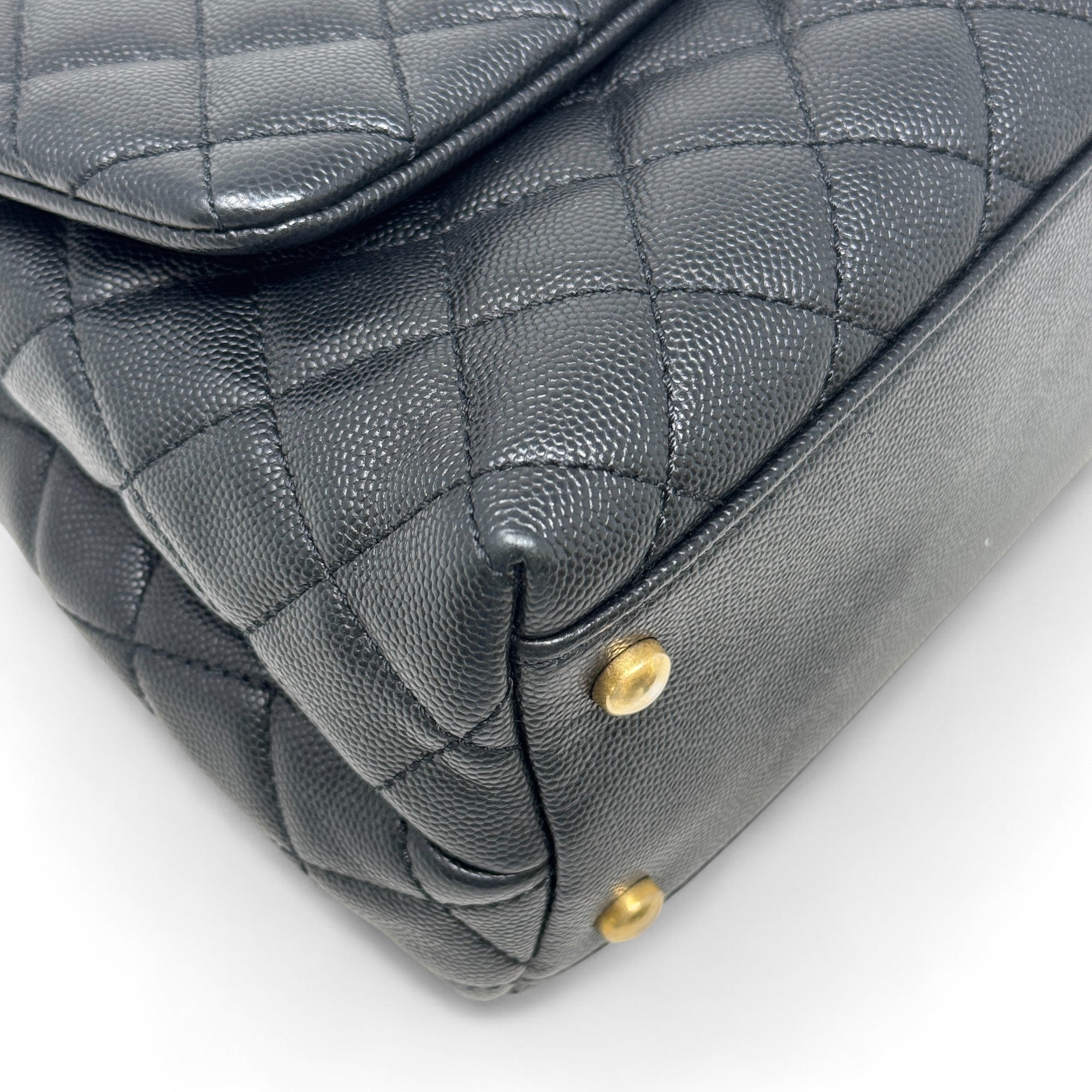 Chanel Black Medium Coco Handle Bag - Luxury Designer Handbag for Women | Perfect for Work, Evening Events & Everyday Use