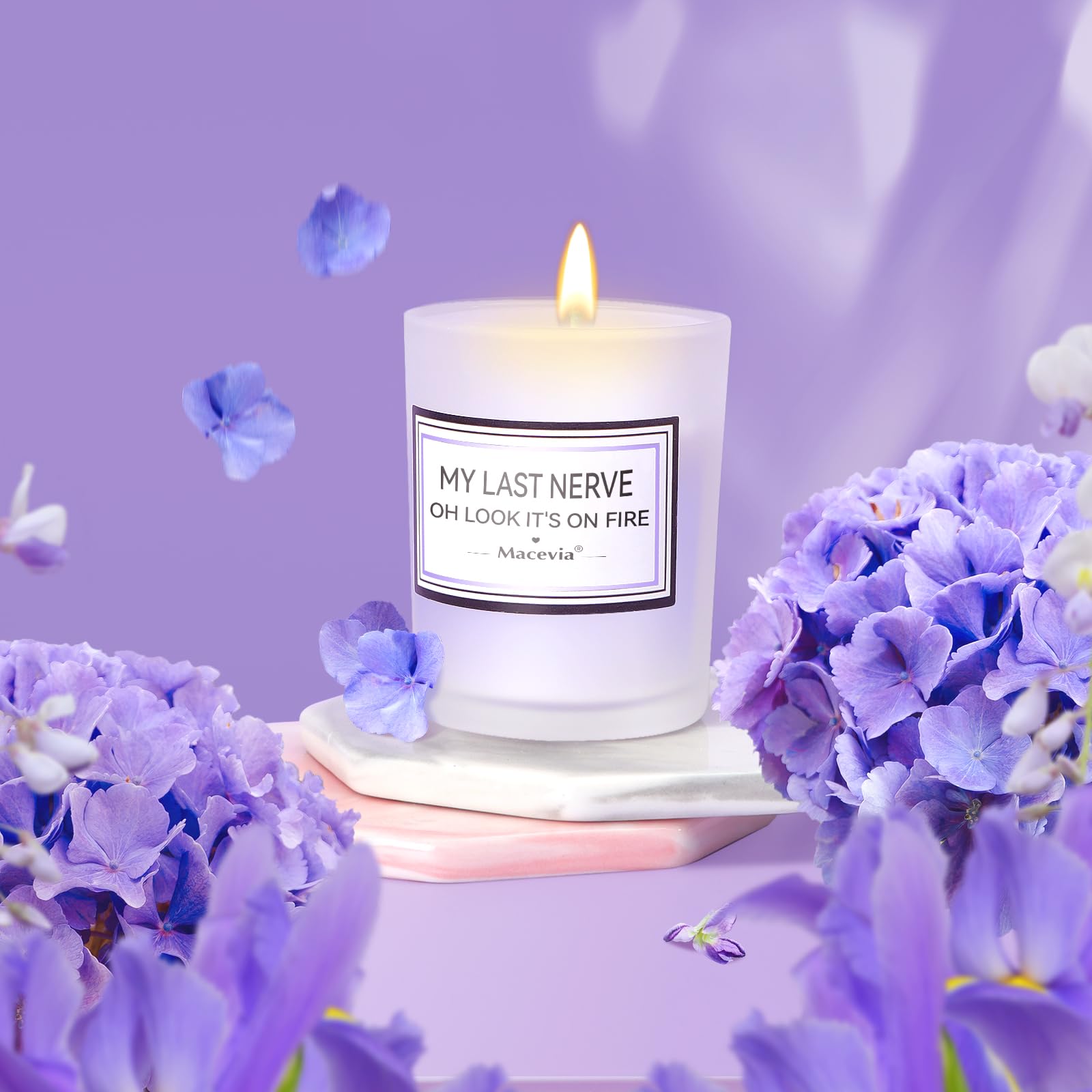 Lavender Spa Gift Basket Set for Women - Relaxing Birthday Gifts for Her, Mom, Sister, Wife, Girlfriend or Coworker | Unique Thank You Present with Aromatherapy Essentials | Perfect for Self-Care, Stress Relief & Special Occasions