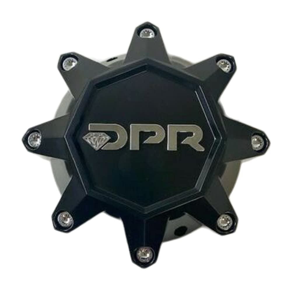 DPR Wheels A01-D-CAP LG1303-01 Matte Black Wheel Center Cap - Replacement Hub Cover for Trucks & SUVs - Durable ABS Plastic - Perfect for Off-Road & Custom Builds