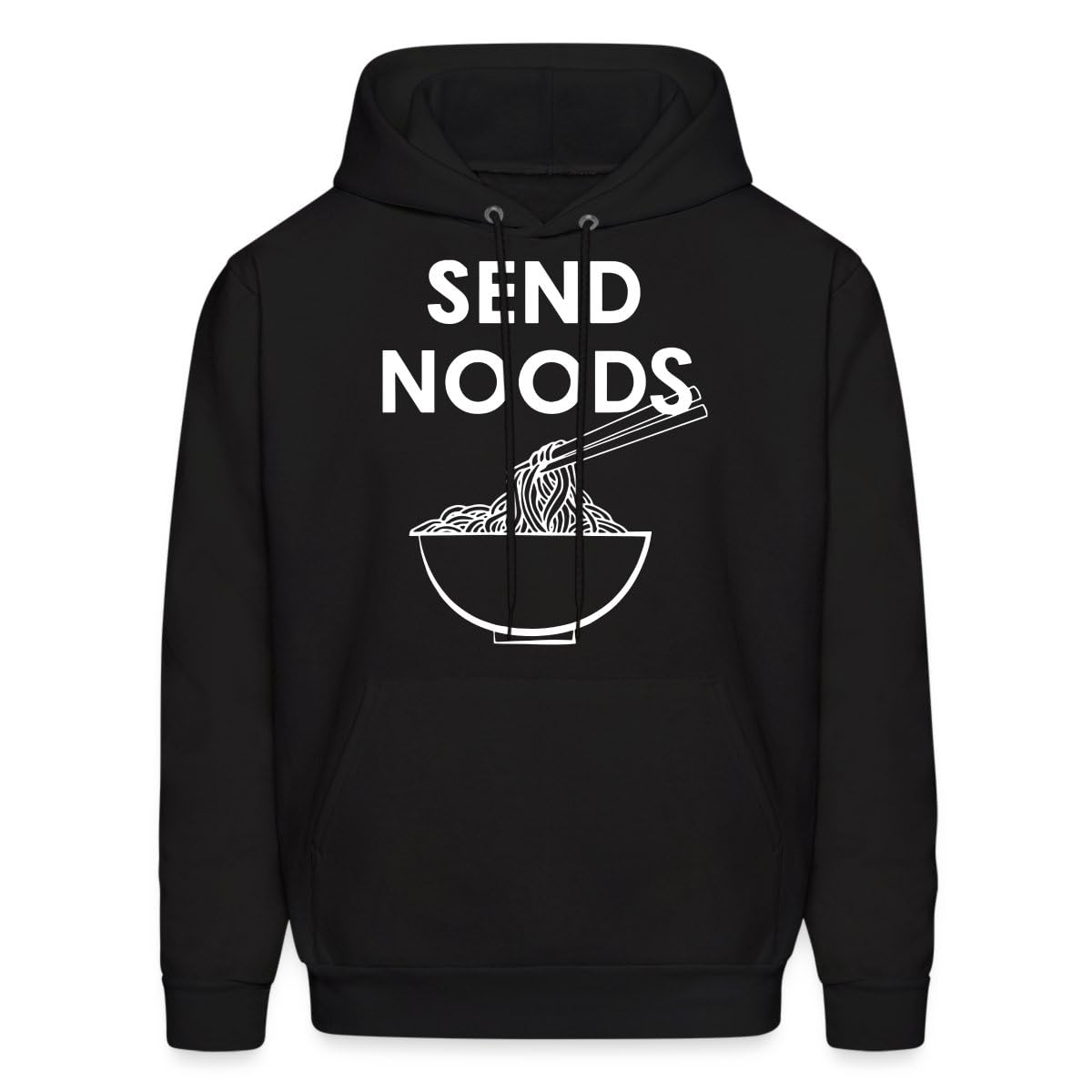 Send Noods Foodie Chef Kitchen Hoodie for Men - Funny Cooking Sweatshirt - Perfect for Chefs, Kitchen Enthusiasts & Food Lovers