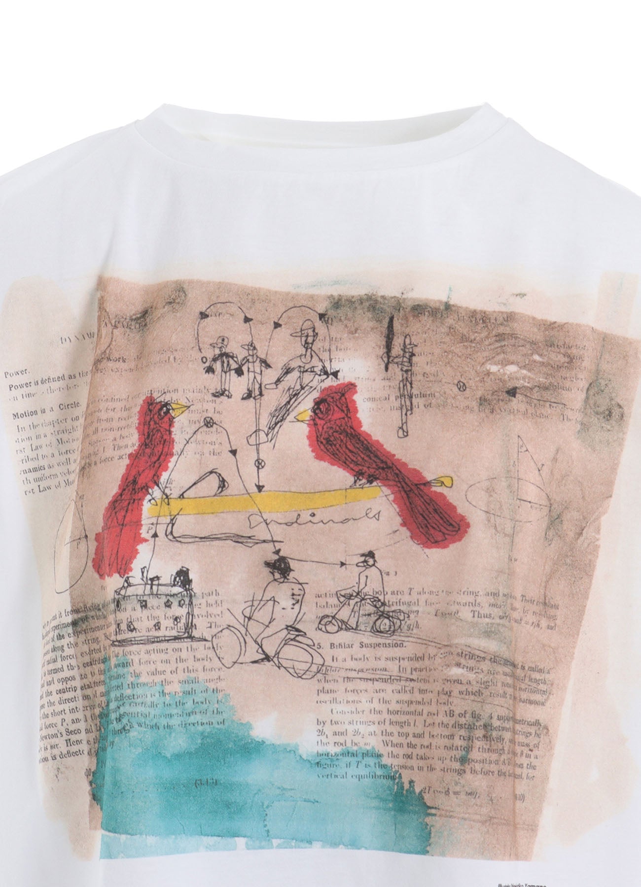 Stylish Cotton Jersey Bird Print French Sleeve Shirt for Women - Casual Summer Tops for Outdoors, Travel & Everyday Wear