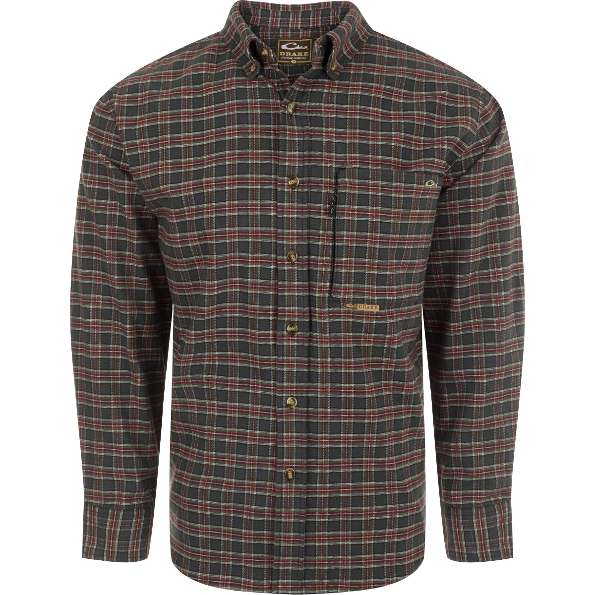 Autumn Brushed Twill Plaid Button Down Long Sleeve Shirt for Men - Comfortable Fall Flannel Shirt for Casual Wear, Outdoor Activities & Layering