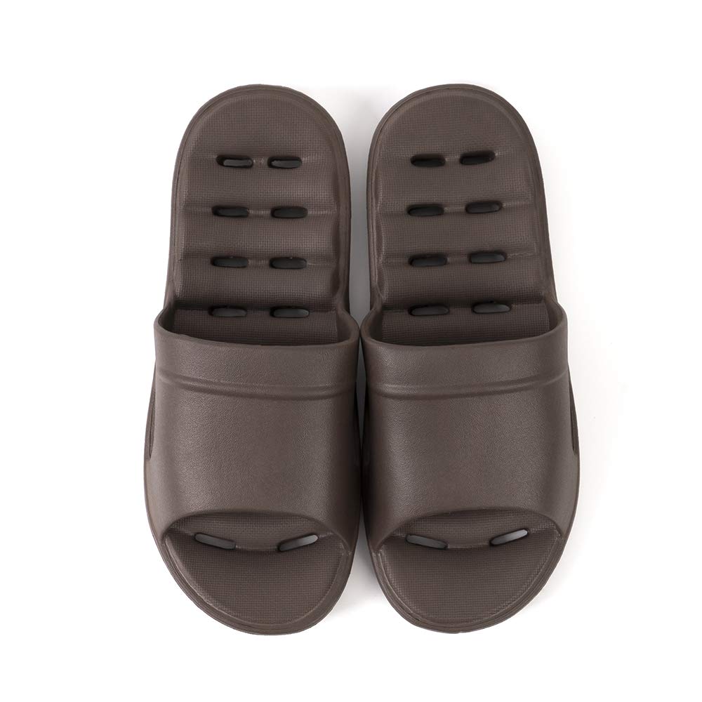 Luffymomo Women's Non-Slip Shower Sandals with Drainage Holes - Comfortable Bathroom Slippers for Spa, Pool, Gym & Home Use