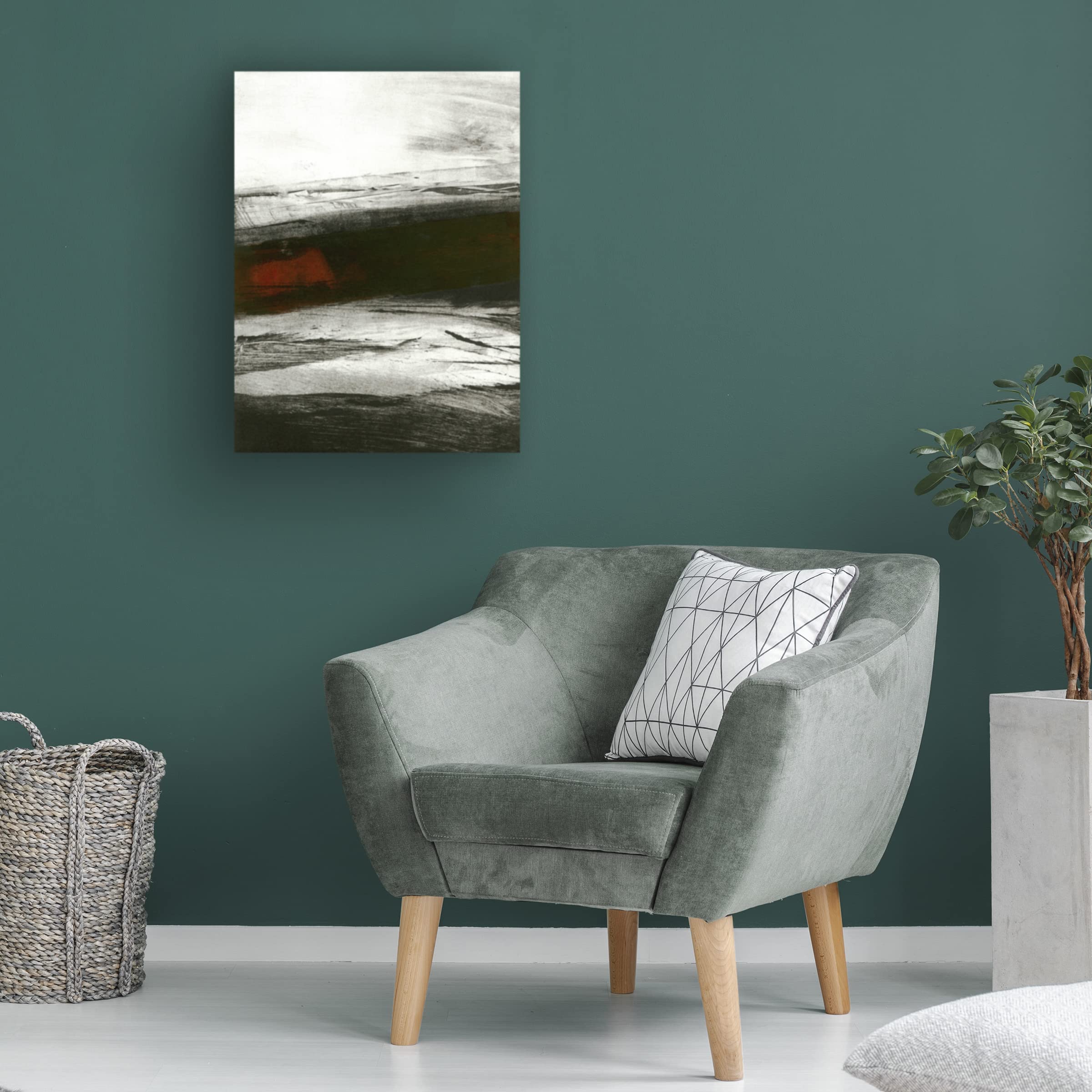 Trademark Fine Art 'Visible Bones No 3' Canvas Wall Art by Kris Ekstrand - Modern Abstract Painting for Living Room, Bedroom & Office Decor