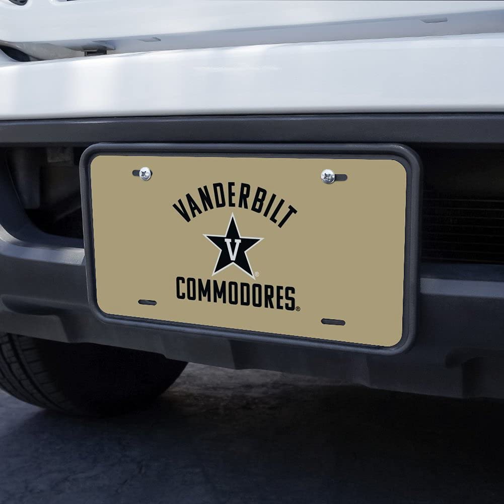Vanderbilt University Commodores Novelty Metal Vanity License Plate - Perfect for Tailgating, Dorm Decor & Alumni Gifts
