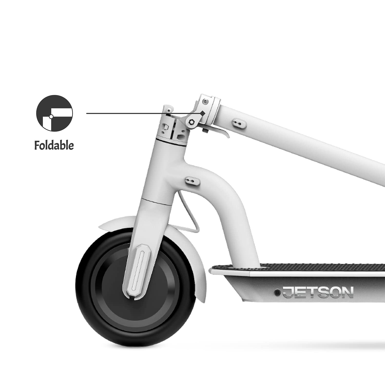 Jetson Eris Foldable Electric Scooter for Adults - 15MPH, 12 Mile Range, LCD Display & Phone Mount | Perfect for Commuting, Campus Travel & Urban Exploration