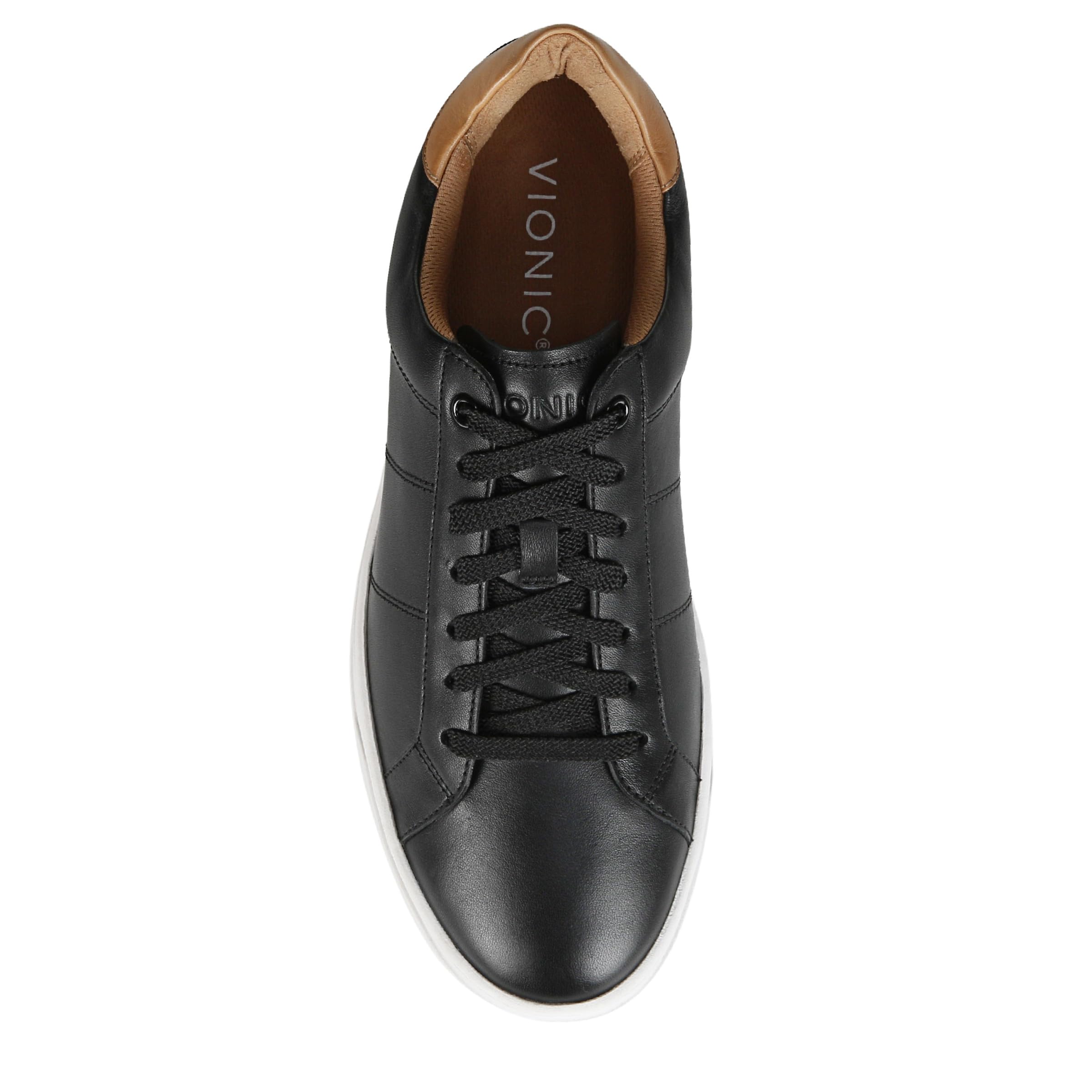 Vionic Men's Lucas II Sneakers - Comfortable Walking Shoes for Plantar Fasciitis Relief | Ideal for Work, Travel & Everyday Wear