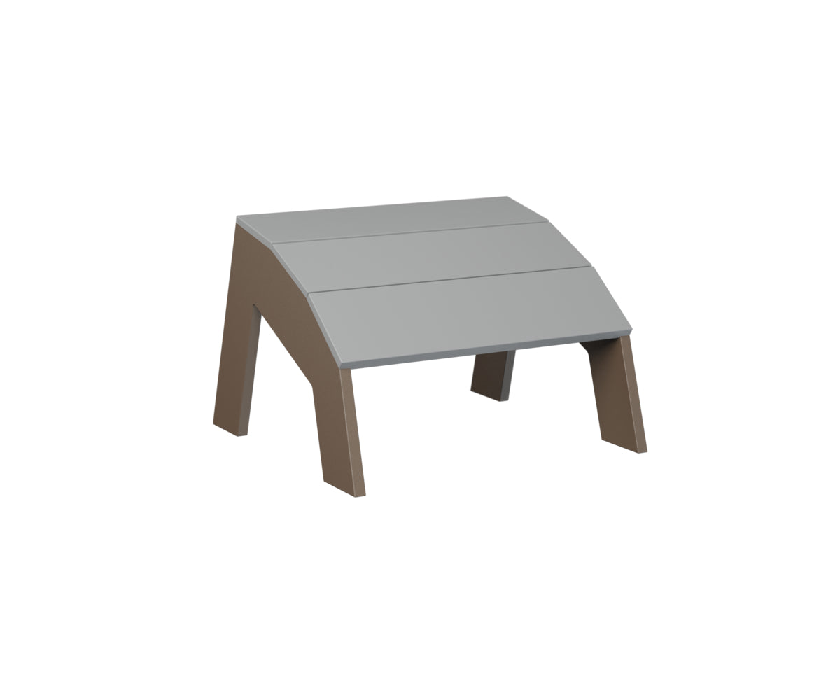 Berlin Gardens Nordic Adirondack Footstool - Outdoor Patio Furniture, Solid Wood Footrest for Garden, Deck & Poolside Relaxation