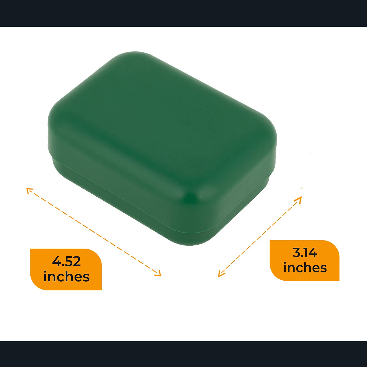 Portable Travel Soap Container - Leak-Proof Mini Plastic Soap Case for Dish Soap & Bar Soap | Compact Storage for Camping, Gym, Travel & Home Use
