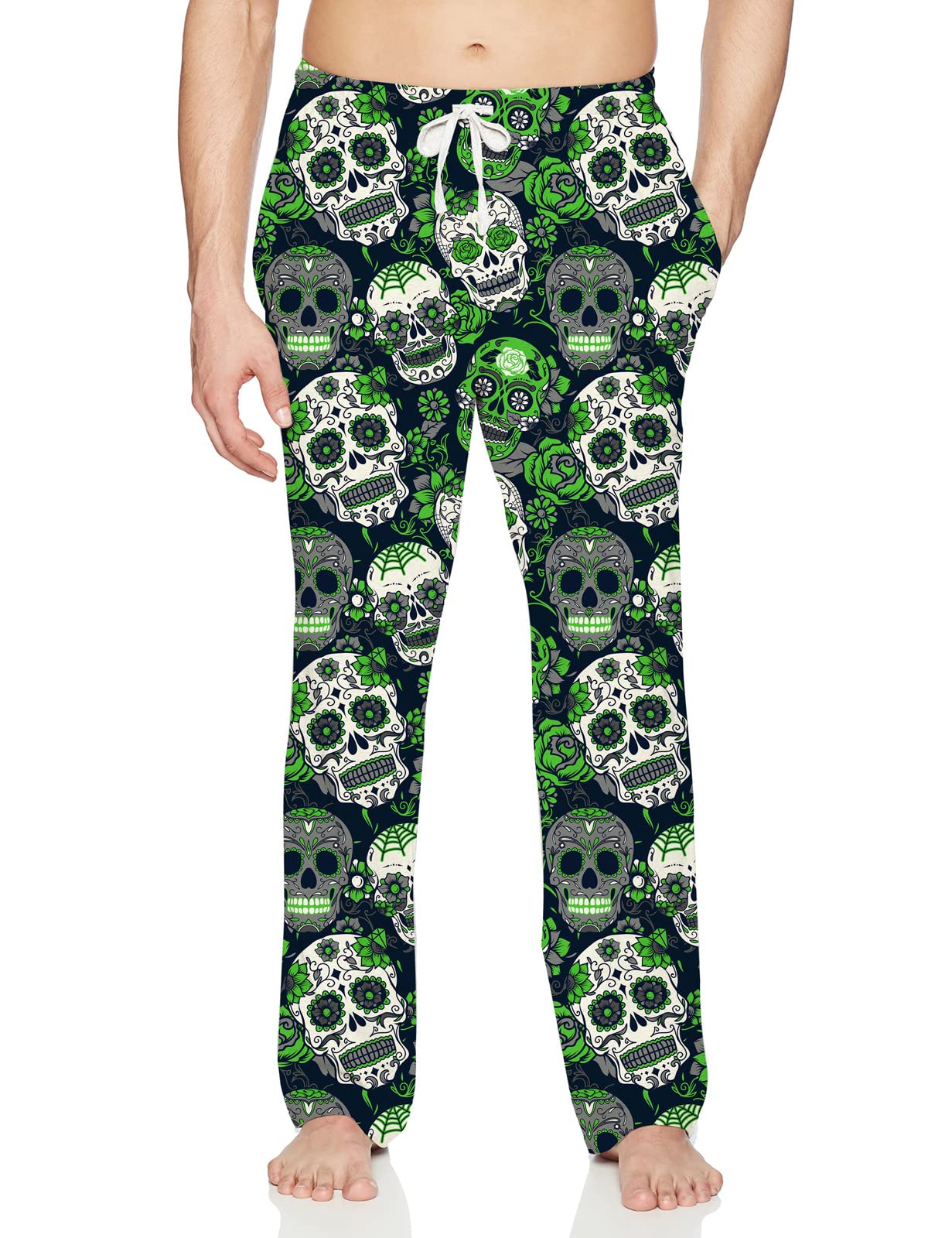 Vogseek Men's Christmas Pajama Pants - Holiday Plaid Sleepwear with Pockets for Cozy Winter Nights & Family Gatherings