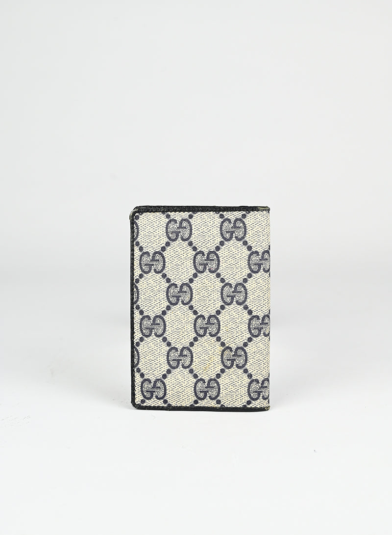 Gucci Monogram Porta Carte Wallet in Gray - Stylish & Compact Card Holder for Everyday Use, Travel & Gifting