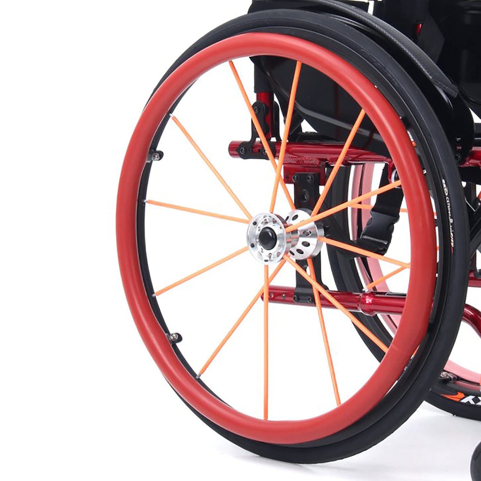 24/22 Inch SXFYHXY Non-Slip Wheelchair Push Rim Covers - Durable Rear Wheel Sports Wheelchair Hand Push Covers for Enhanced Grip & Comfort | Perfect for Daily Use, Outdoor Activities & Sports