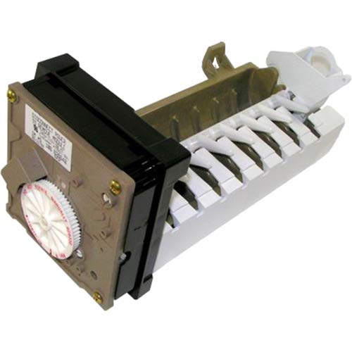 ClimaTek Upgraded Refrigerator Ice Maker Replacement - Compatible with Maytag PS2121513 - Perfect for Kitchen, RV & Office Use
