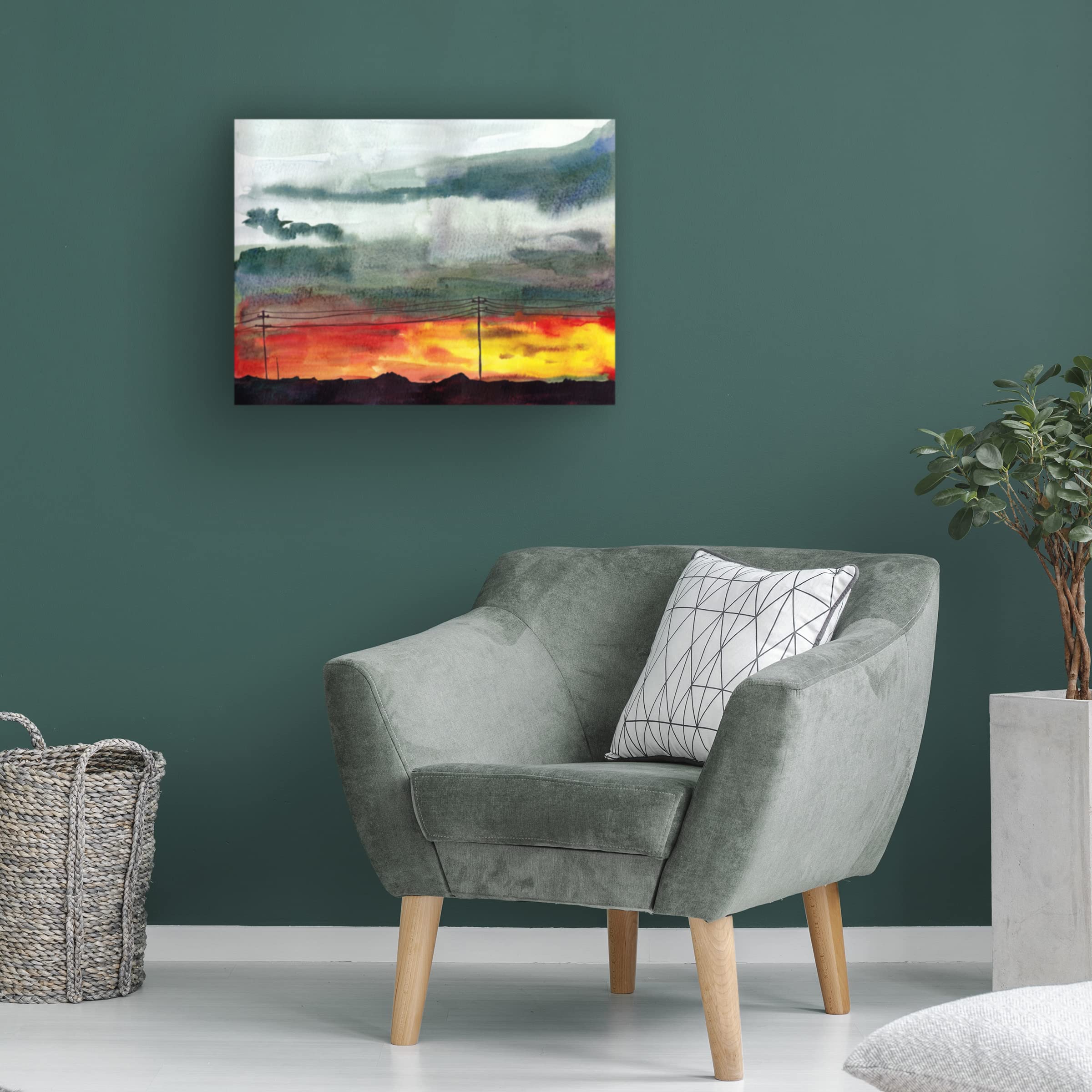 Paul McCreery 'Night Sky II' Canvas Wall Art Print - Modern Home Decor for Living Room, Bedroom & Office | Trademark Fine Art Collection