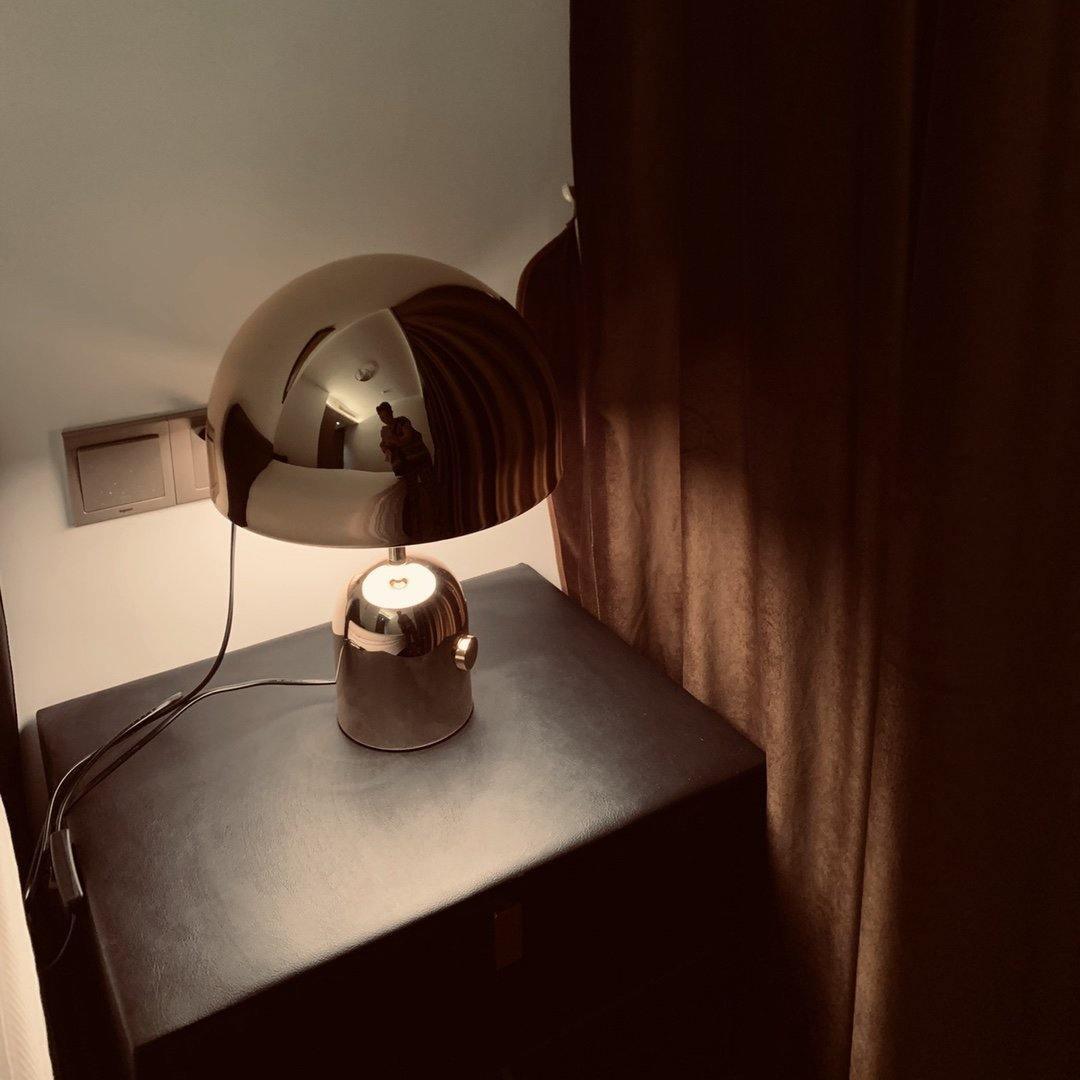 Bell Table Lamp - Modern LED Bedside Night Light with Touch Control, Dimmable Warm White Light for Bedroom, Living Room, and Office Decor