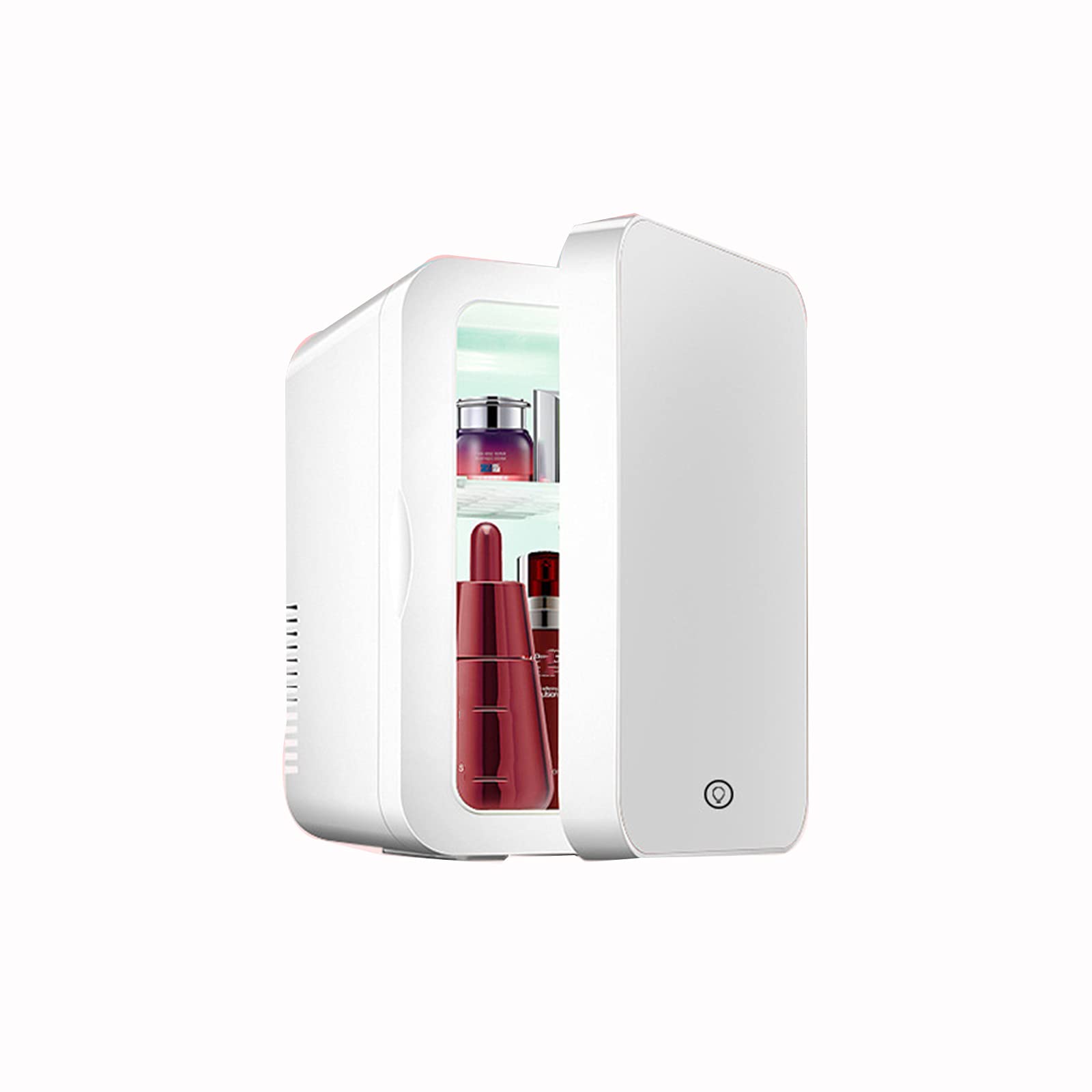 ZXD Mini Fridge for Cosmetics & Beverages - Compact Refrigerator for Skincare, Fruits, Drinks - Perfect for Dorm Rooms, Offices & Small Spaces