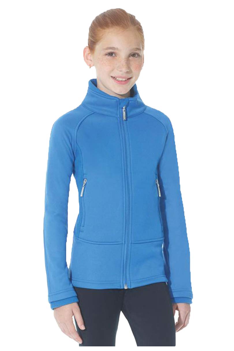Royal Blue Microfiber Fleece Fitted Jacket for Women - Soft & Warm Winter Coat - Perfect for Outdoor Activities, Casual Wear & Cold Weather Fashion