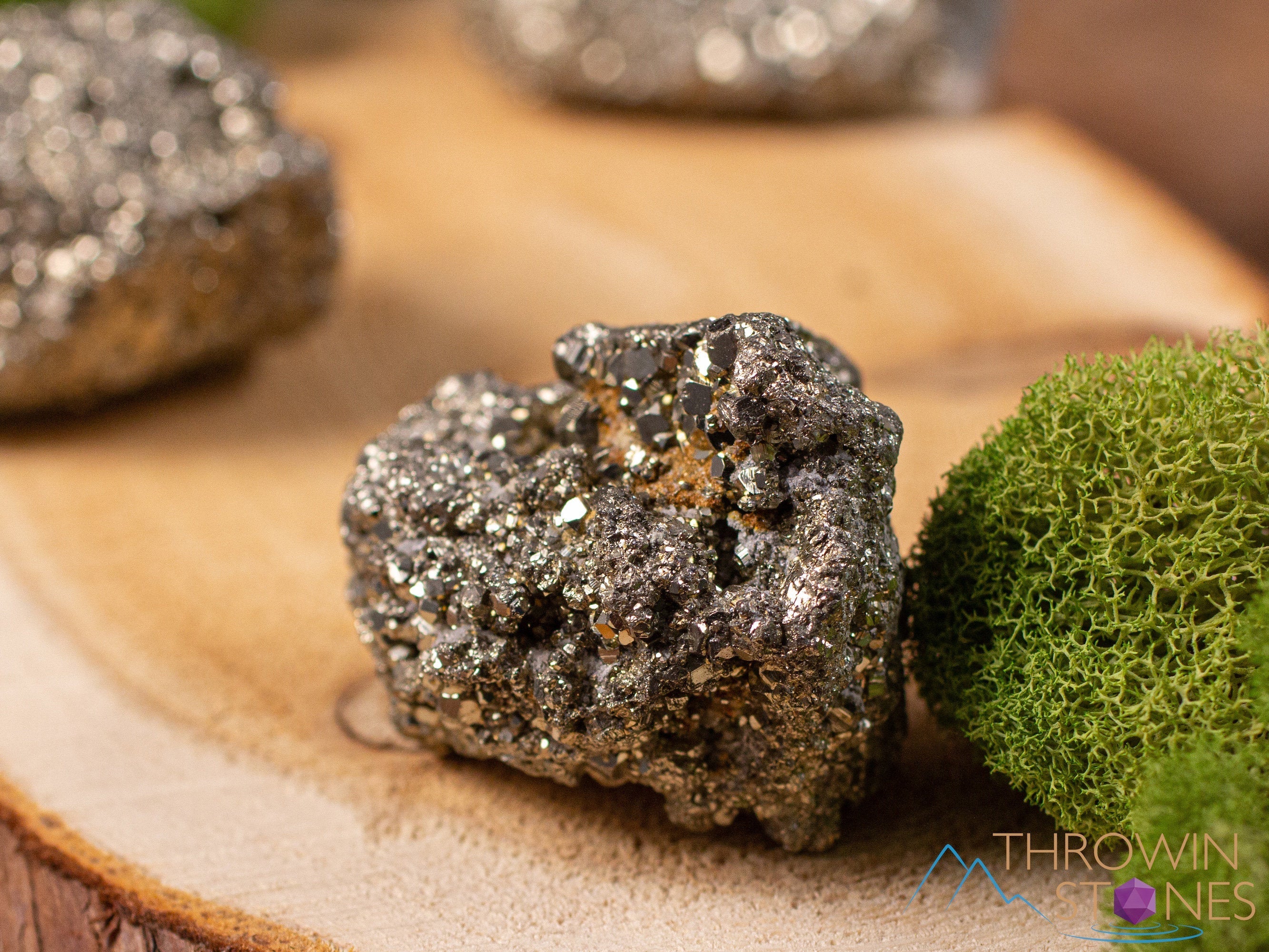 PYRITE Raw Crystal Cluster - Large Natural Crystals, Fools Gold Specimen | Metaphysical Healing Stone, Home & Office Decor | Perfect for Meditation, Reiki, and Mineral Collection (E1846)