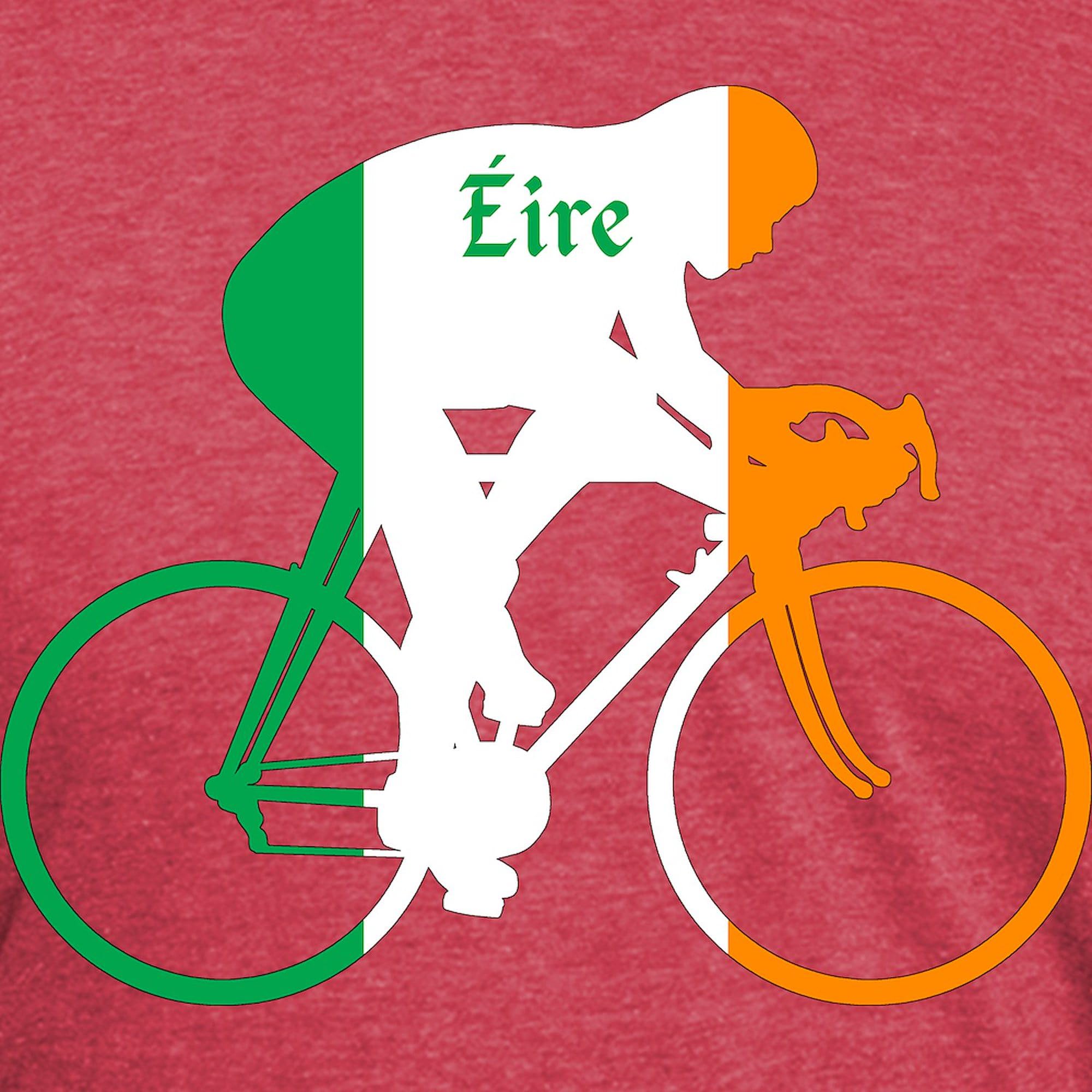 Premium Irish Cycling Men's Tri-Blend T-Shirt - Soft & Breathable Deluxe Fit for Biking & Casual Wear | CafePress