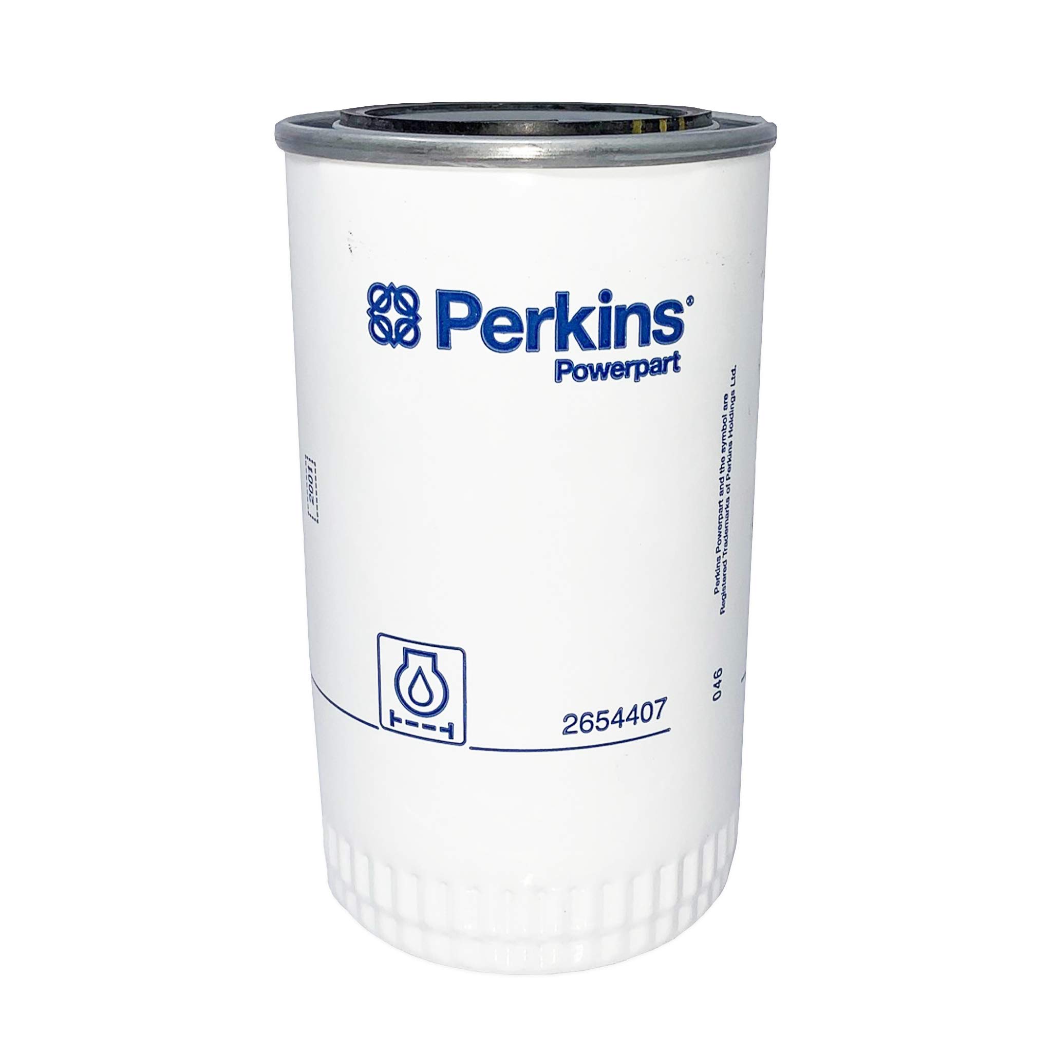 Perkins Oil Filter 2654407 - Premium Replacement for Diesel Engines, Heavy Duty Trucks & Construction Equipment