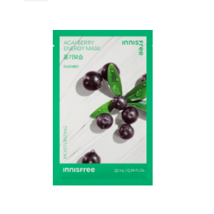 Innisfree Energy Mask - Hydrating & Revitalizing Sheet Mask for Glowing Skin | Perfect for Daily Skincare & Spa Nights