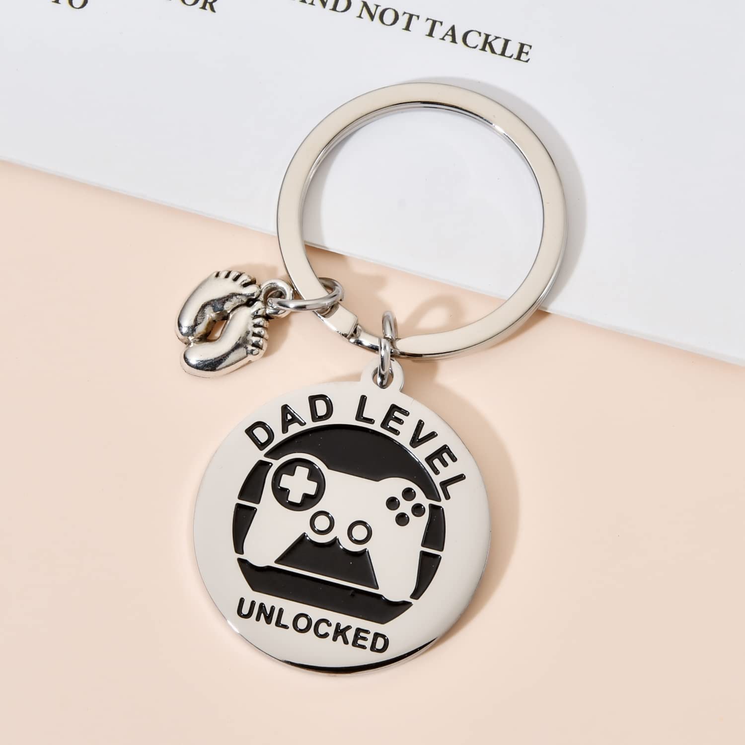 Korotho First Time Dad Keychain - New Uncle & Father's Day Gift for Men, Husband, Daddy & Uncle to Be - Thoughtful Present from Wife & Sister - Perfect for Baby Showers, Birth Announcements & Celebrations