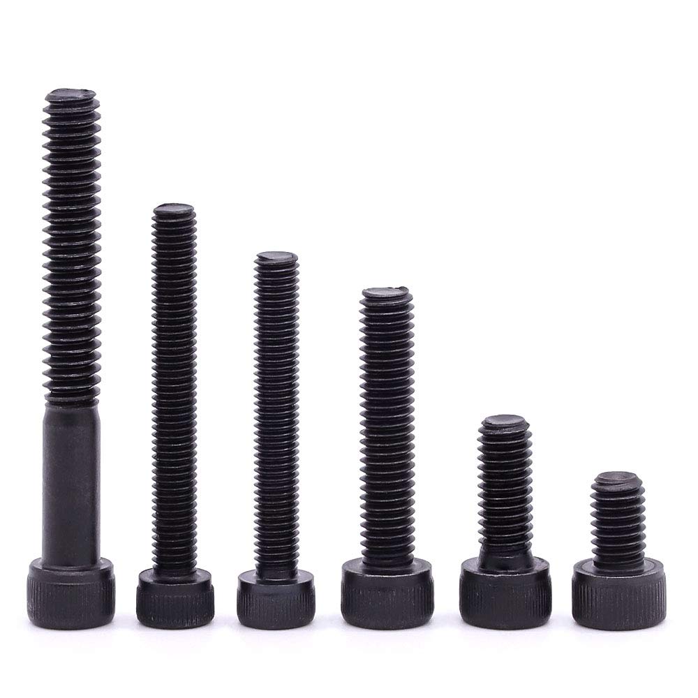 12.9 Grade Black Oxide Socket Head Cap Screws - 10 PCS for Machinery & Automotive