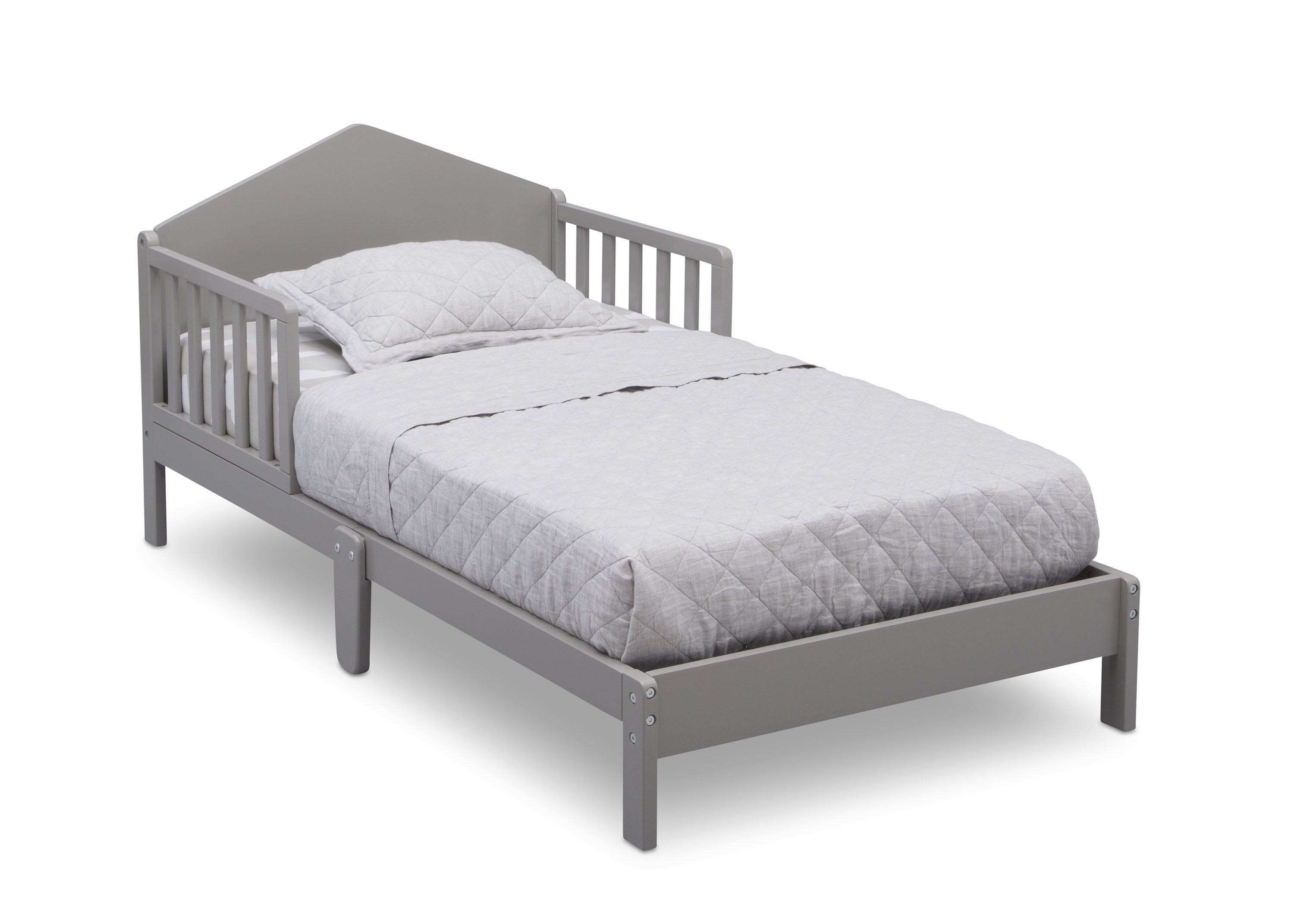 Homestead Toddler Bed - Safe & Comfortable Wooden Kids Bed for Boys & Girls - Perfect for Nursery, Daycare & First Big Kid Bed Transition
