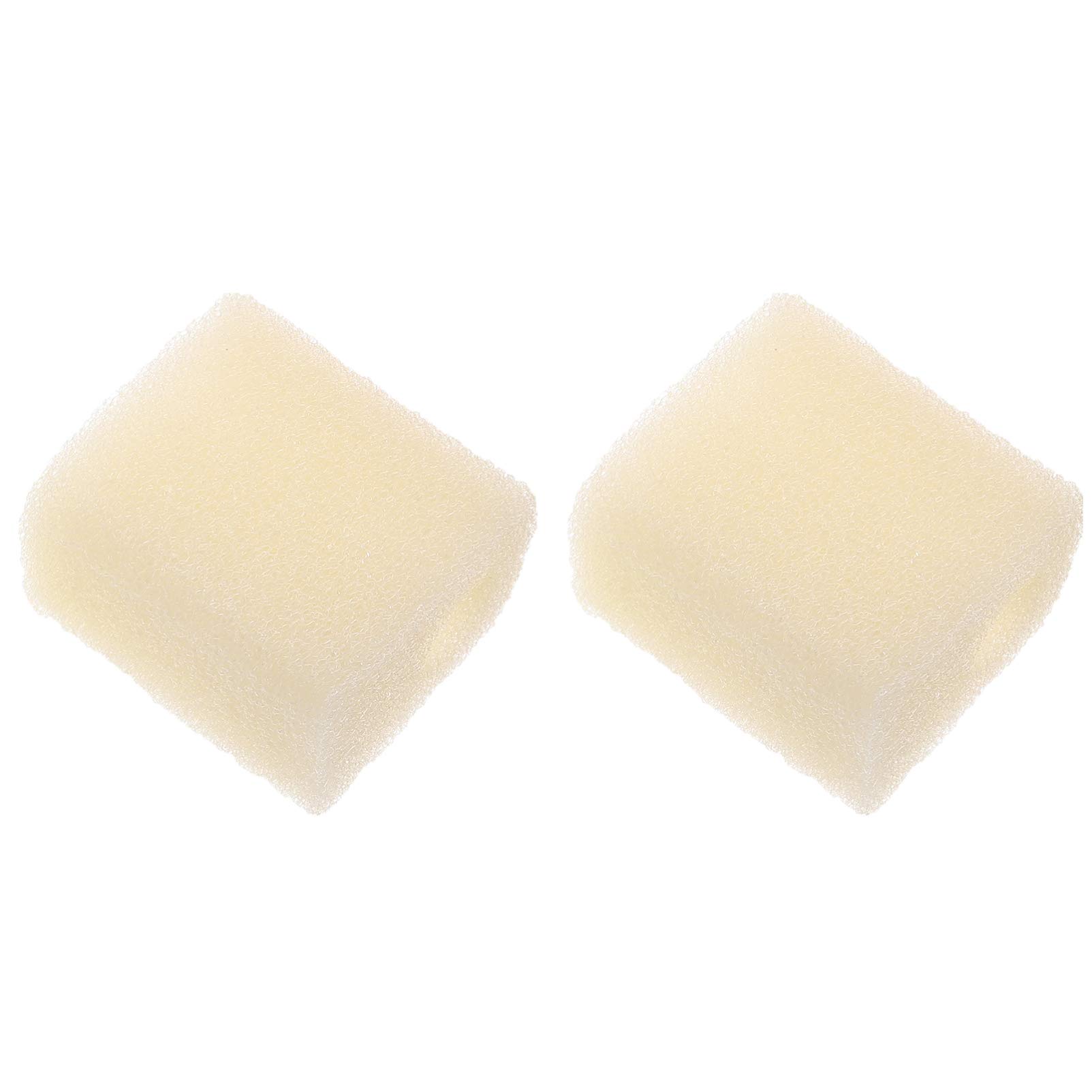 POPETPOP Pre-Filter Sponge Replacement - 4pcs Beige Biochemical Sponge Filter for Aquarium & Fish Tank - Improves Water Quality, Reduces Waste - Perfect for Freshwater & Saltwater Tanks, Ideal for Betta, Goldfish & Tropical Fish Care