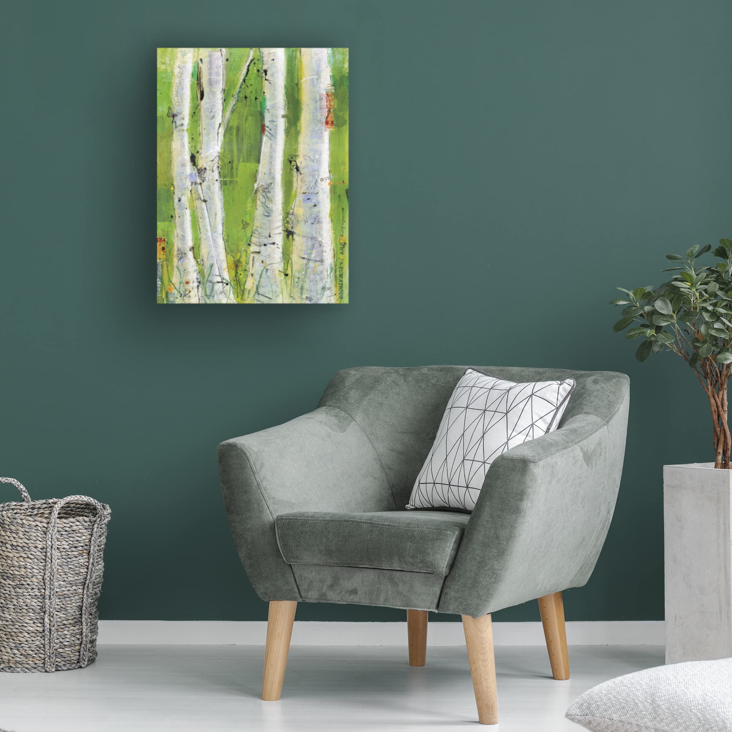 Trademark Fine Art 'Love' Canvas Wall Art by Kellie Day - Romantic Home Decor for Living Room, Bedroom & Office