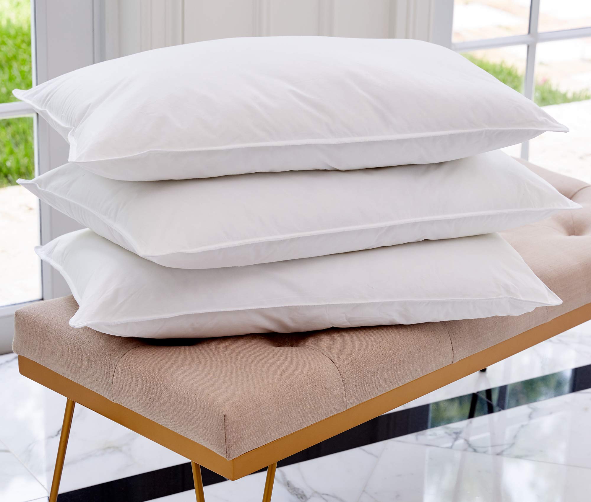St. Regis Hotels Down Alternative Pillow - Hypoallergenic & Supportive Queen Size (20x30) - Perfect for Side Sleepers, Allergy Sufferers & Luxury Hotel-Style Comfort at Home