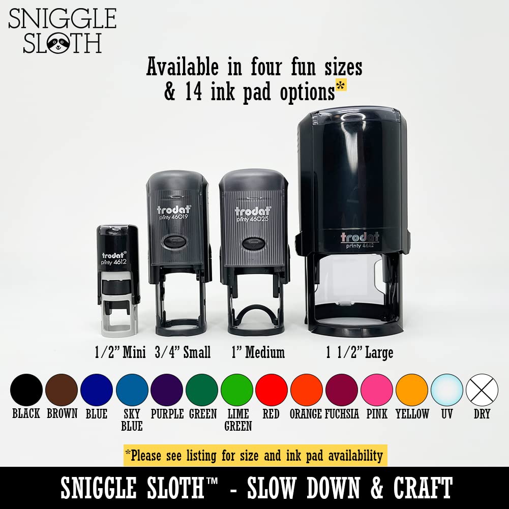 Happy Scale Self-Inking Stamp - 1/2