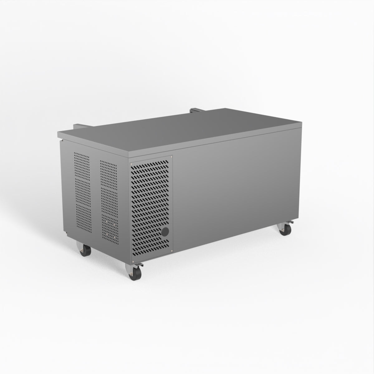 Commercial Under Counter Refrigerator - 2 Door Stainless Steel Worktop Fridge, 800mm Depth - Ideal for Restaurants, Cafes, and Commercial Kitchens