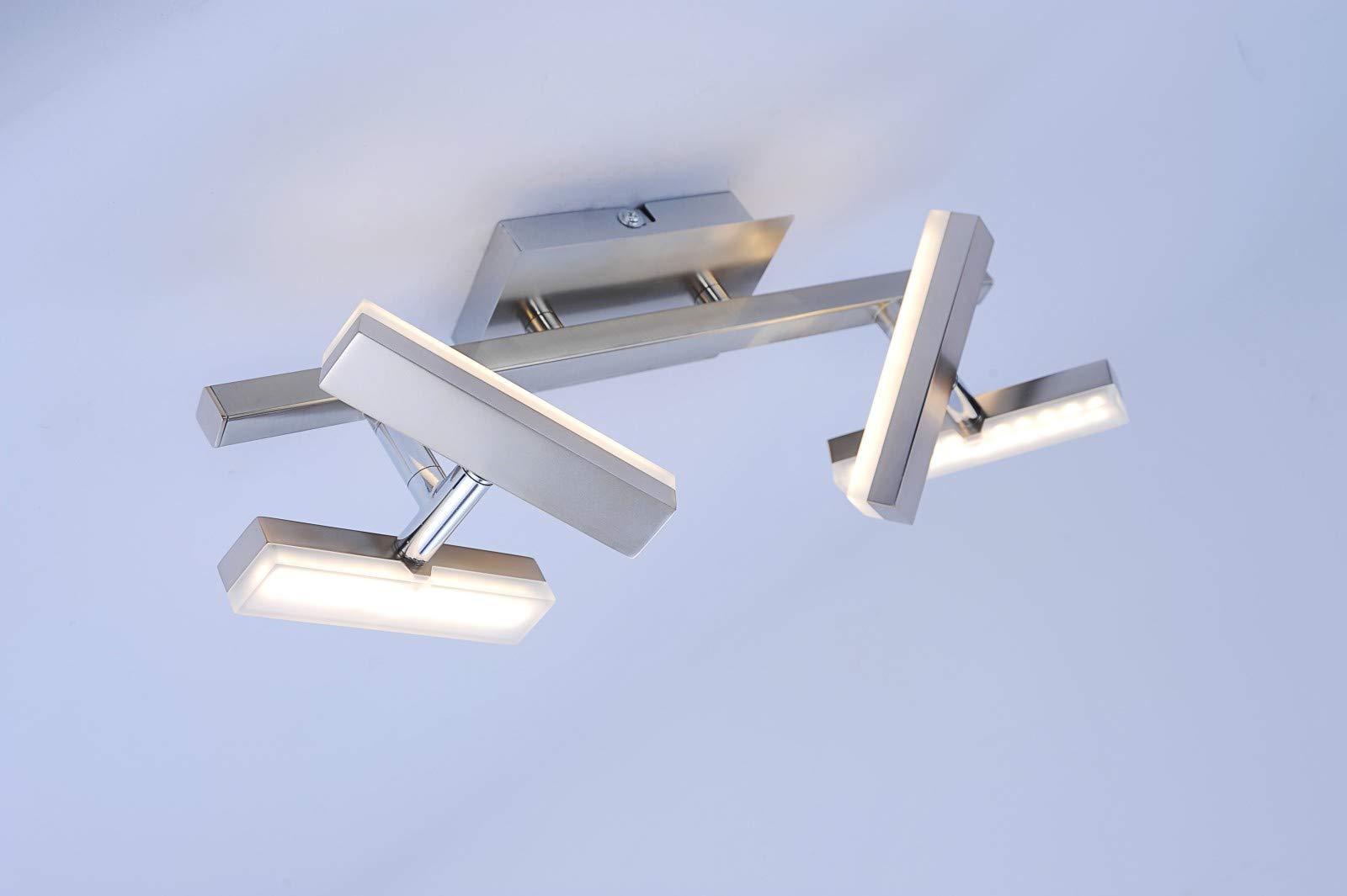 Adjustable LED Wall Spotlight - Modern Bed & Breakfast Lighting - Paul Neuhaus 11277-55 - Perfect for Accent Lighting in Hotels, Restaurants, and Home Decor