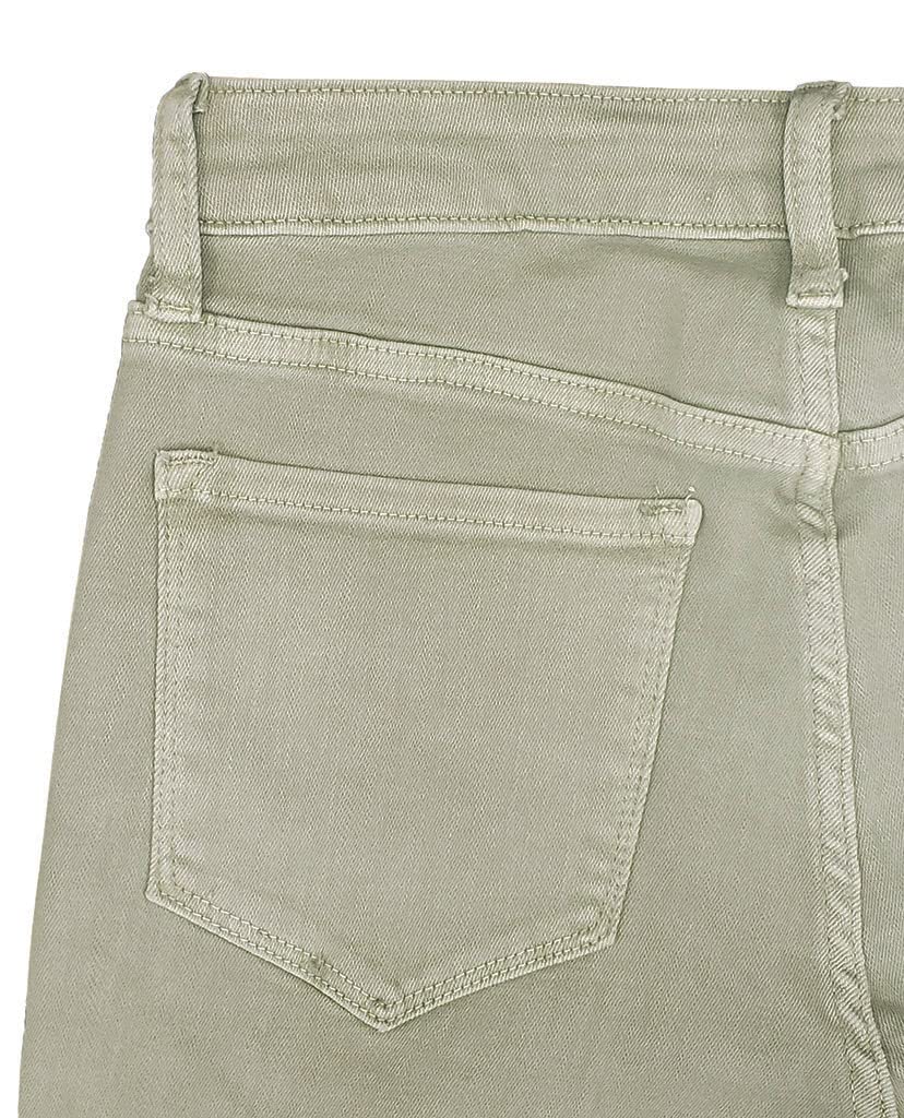 VERVET by Flying Monkey Special Washed Denim Skinny Jeans for Women - Olive Green Mid-Rise Stretch Denim Pants | Casual Wear, Date Night, Office Outfits