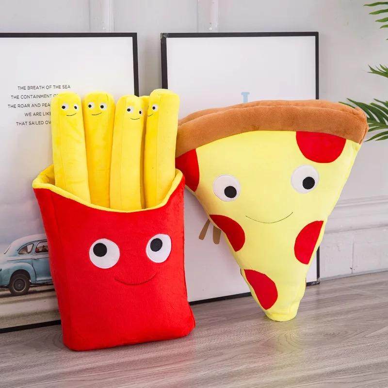 Cute Stuffed Foodie Friends Plush Toys - Adorable Kawaii Animal Plushies with Food Theme | Perfect for Kids Gifts, Room Decor & Cuddling