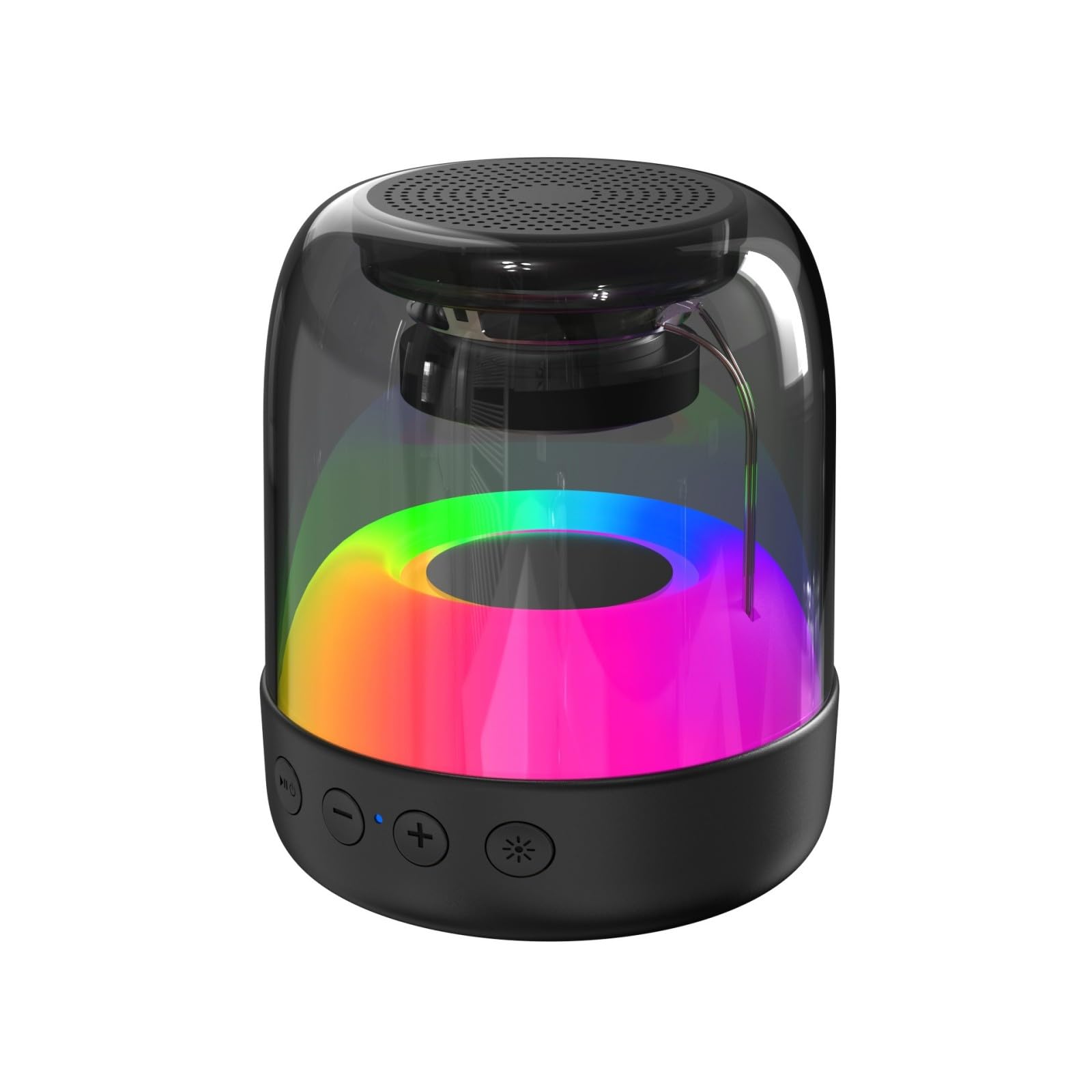 Mini Wireless 5.3 Bluetooth Speaker - Portable Colorful Speaker with Subwoofer & Stereo Sound | Perfect for Home Parties, Outdoor Activities & Teen Gifts (A)