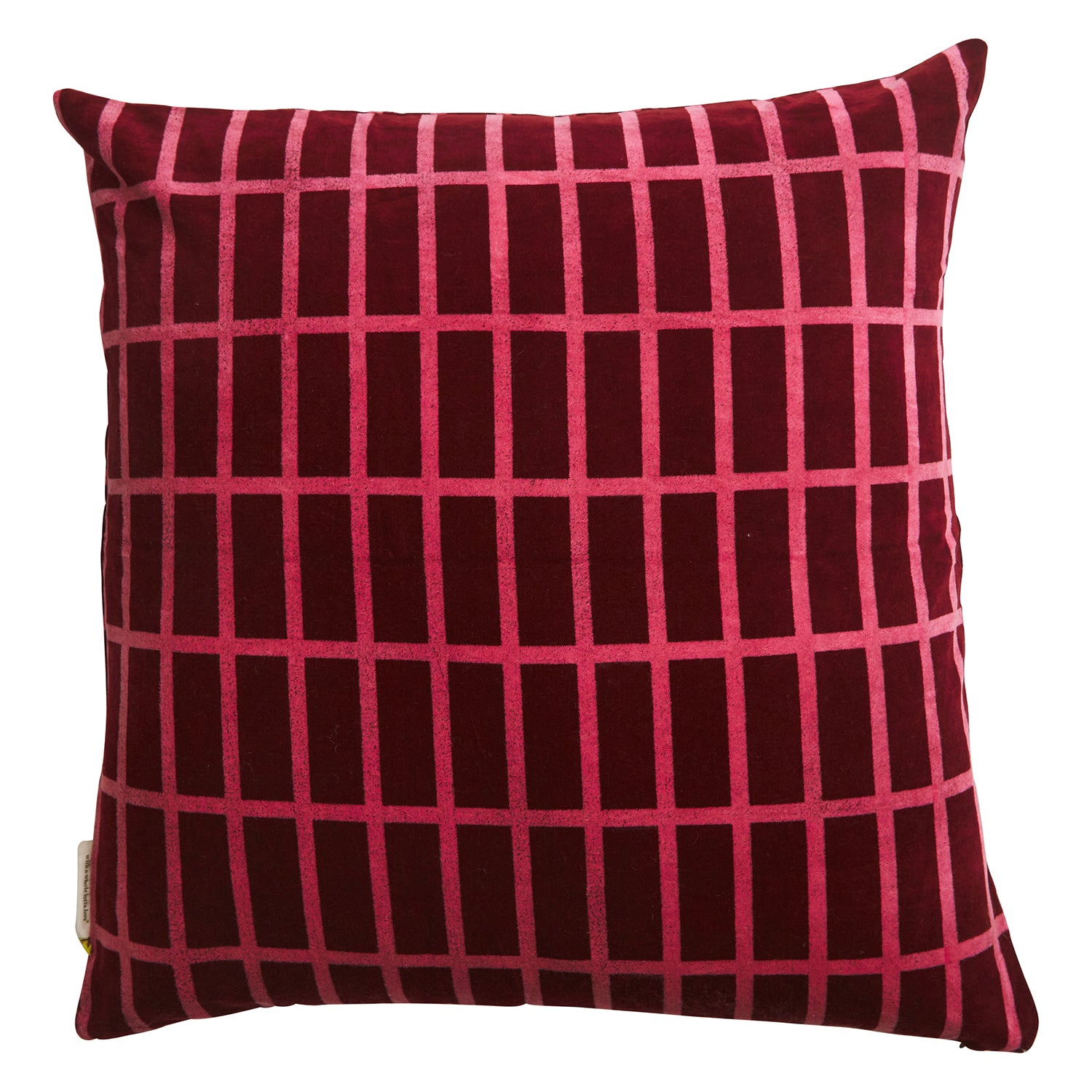 Luxury Remi Velvet Cushion - Soft Mahogany Throw Pillow for Sofa, Bed & Home Decor - Perfect for Living Room, Bedroom & Office Comfort