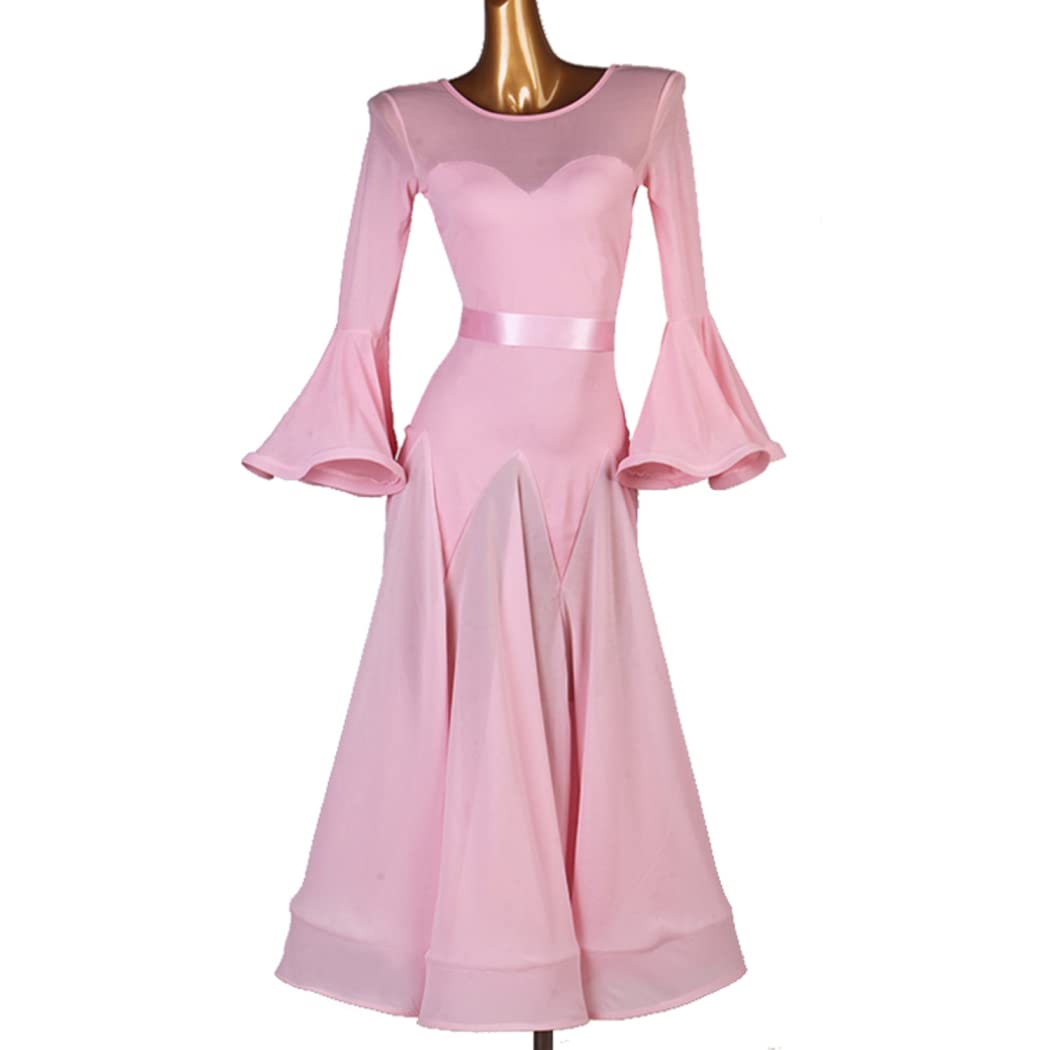 Elegant Ballroom Dance Dresses for Women - Waltz, Salsa, Flamenco & Foxtrot Performance Costumes - Perfect for Competitions, Performances & Social Dancing